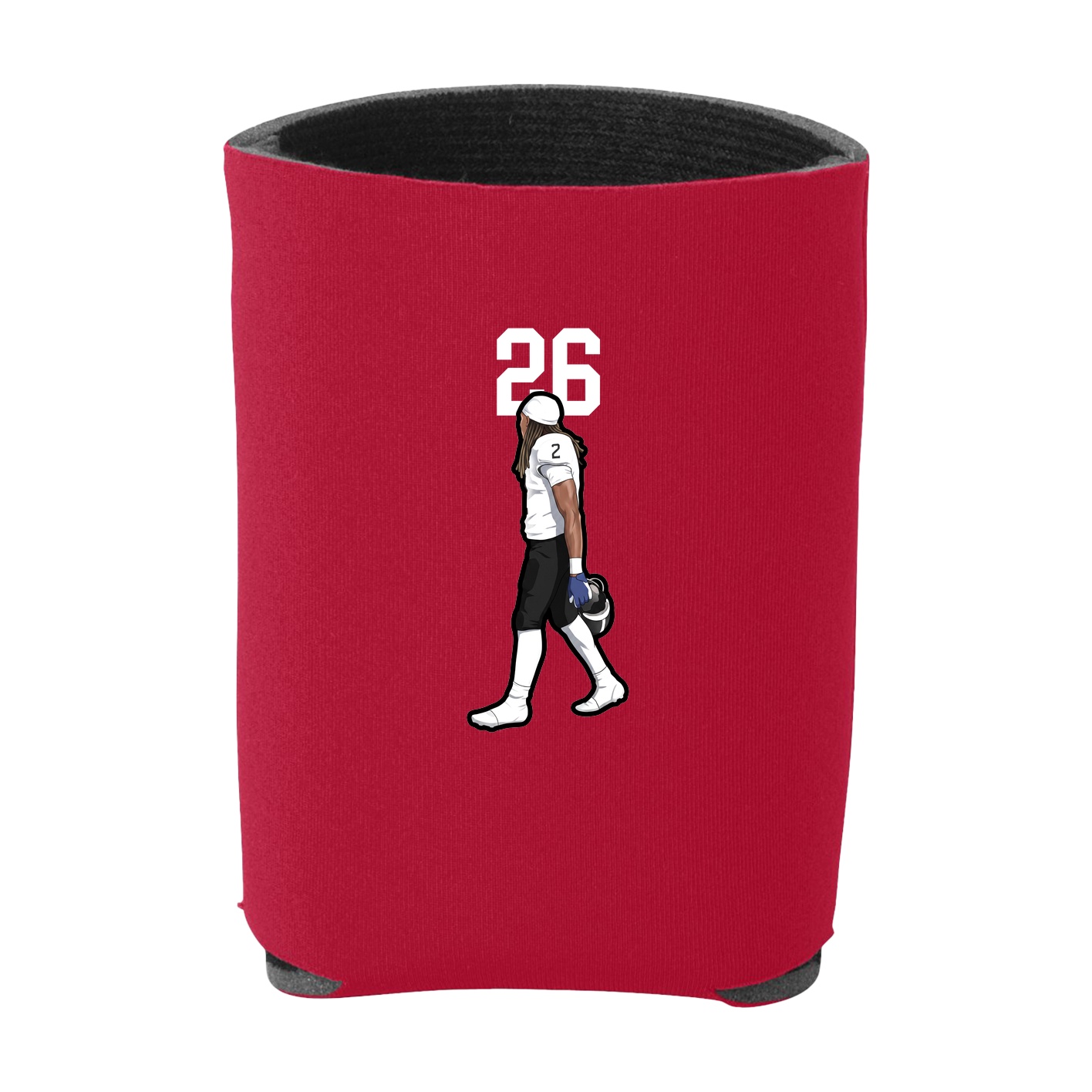 Can Holder — Number Top in Red