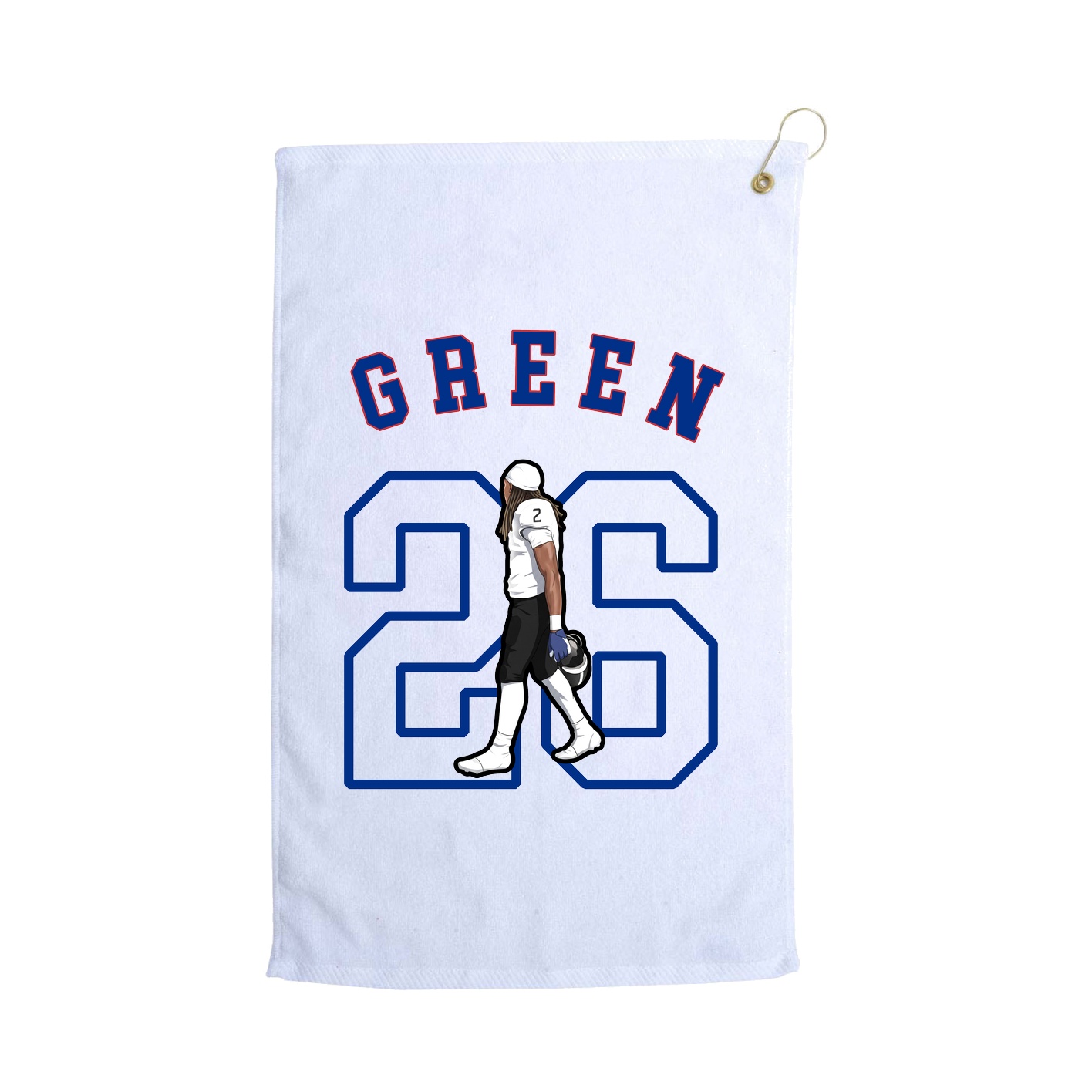 Golf Towel — Shirsey Arch in White