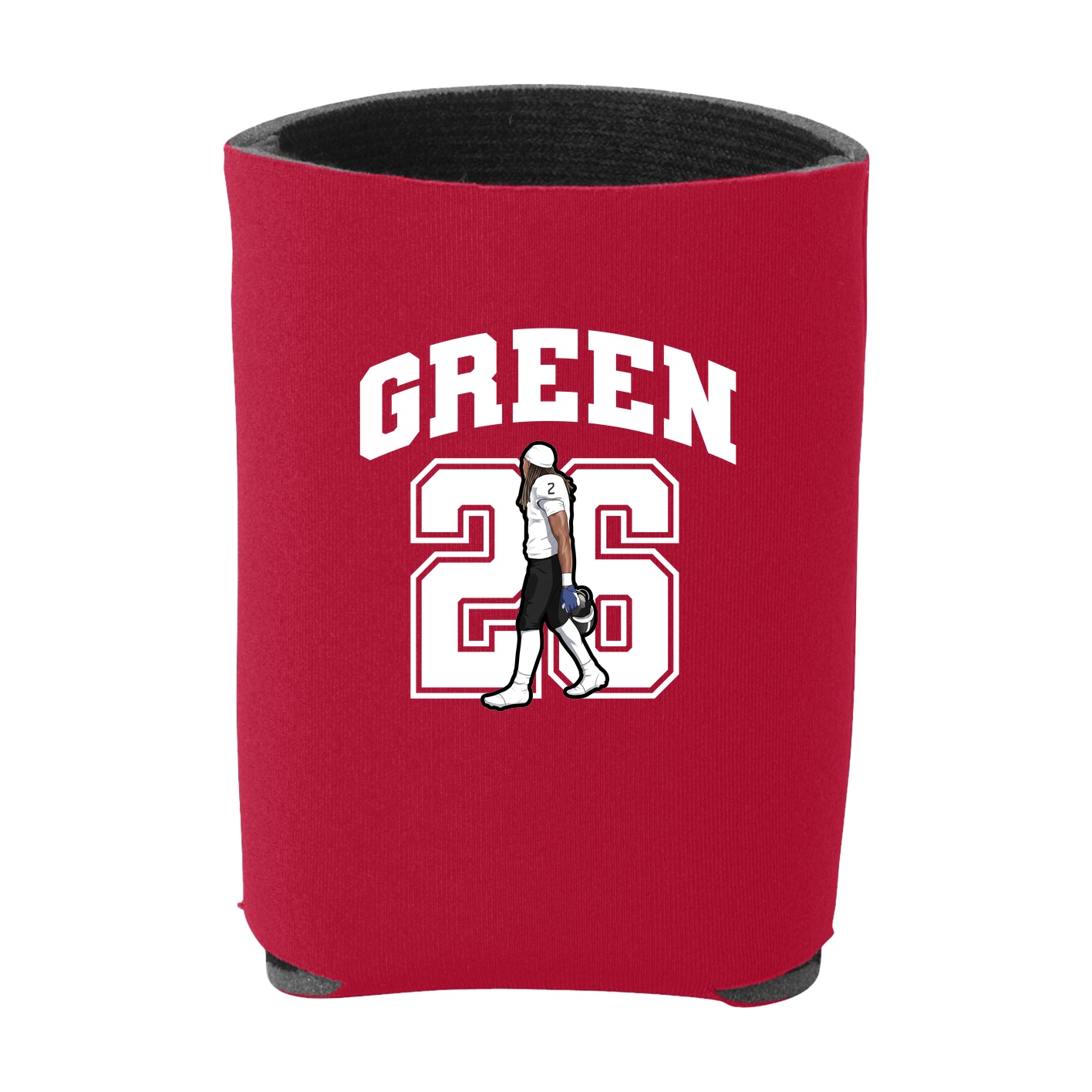 Can Holder — Number in Red