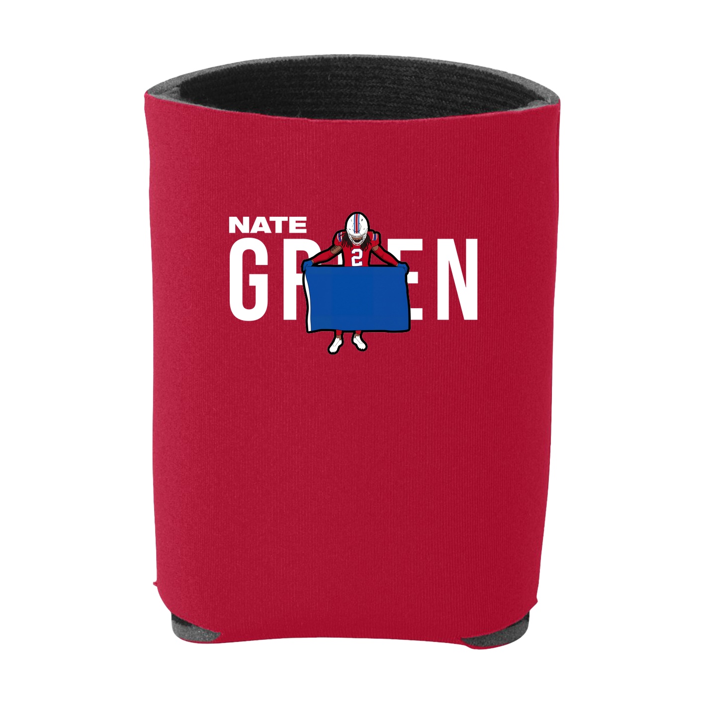Can Holder — Player Name in Red