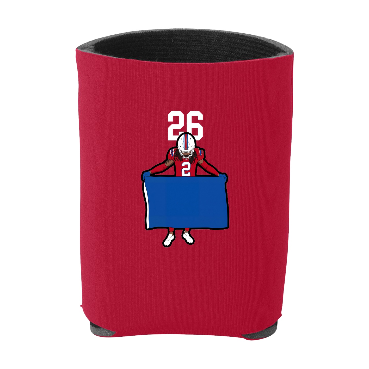 Can Holder — Number Top in Red