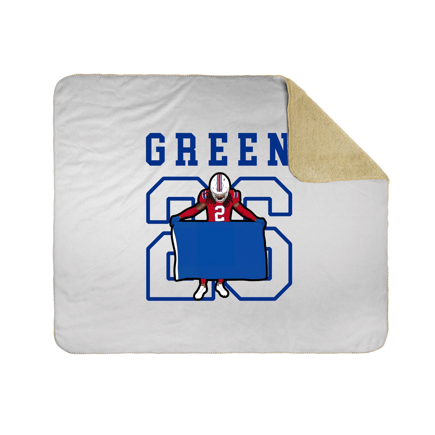 Throw Blanket — Shirsey in White