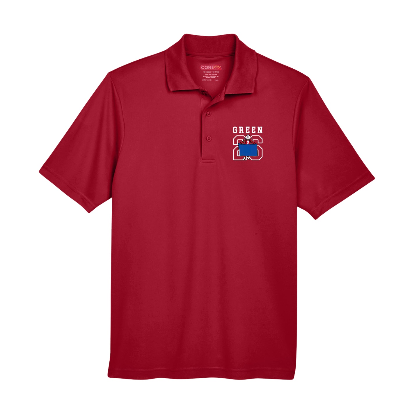 Performance Polo — Shirsey in Red