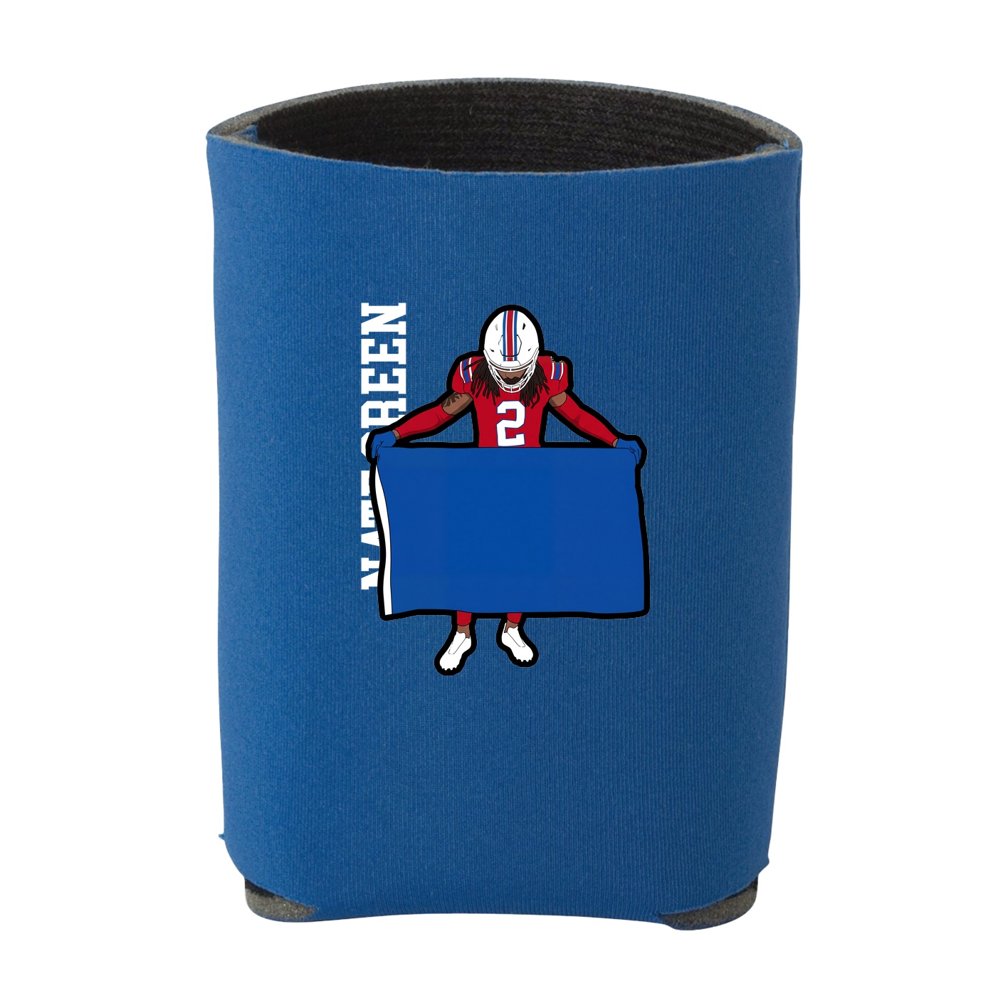 Can Holder — Name Vertical in Royal