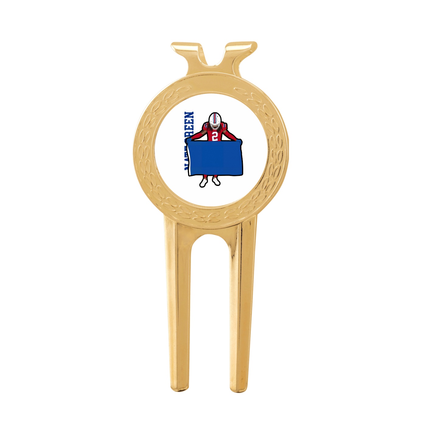 Divot Tool with Ball Marker — Name Vertical in Classic