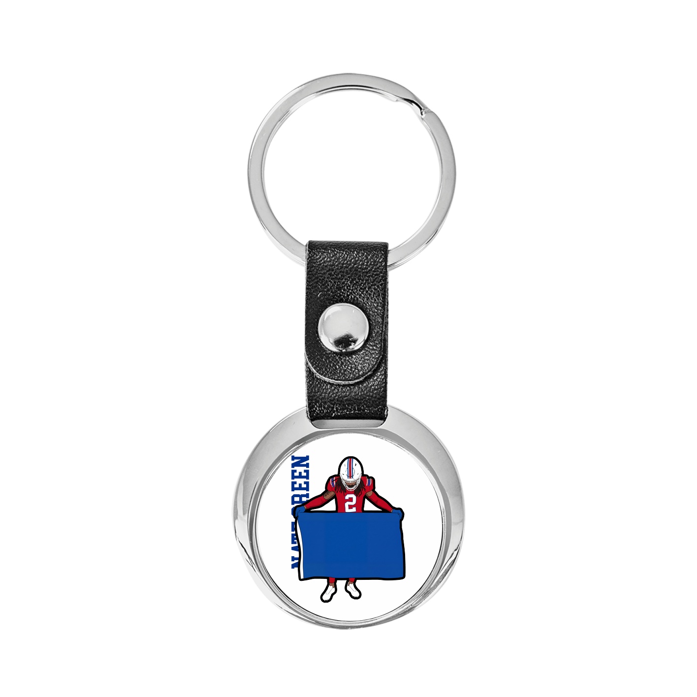 Key Chain — Name Vertical in Classic