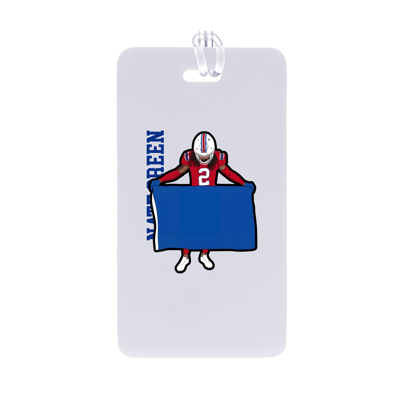 Bag Tag — Name Vertical in Classic