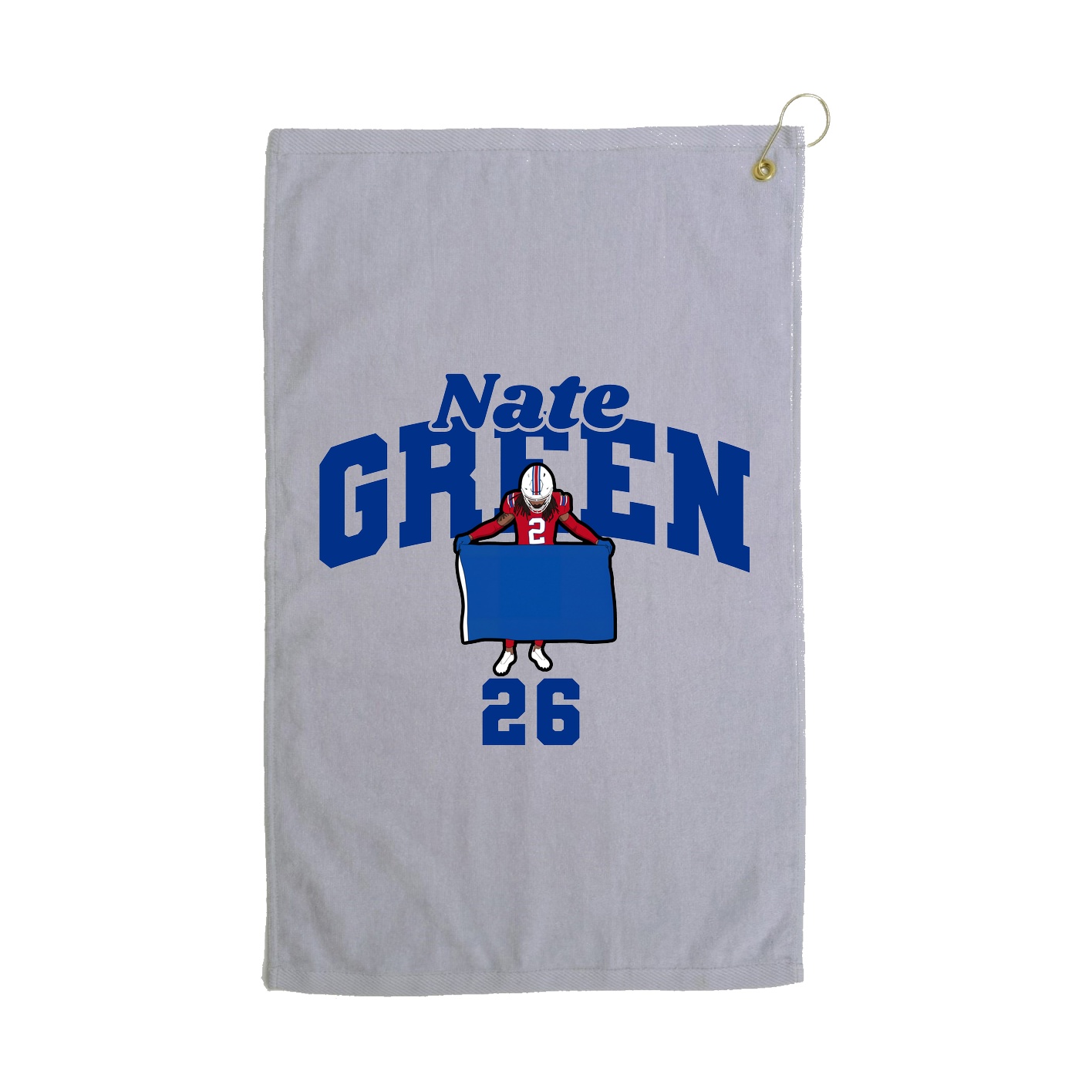 Golf Towel — Signature Arch in Grey