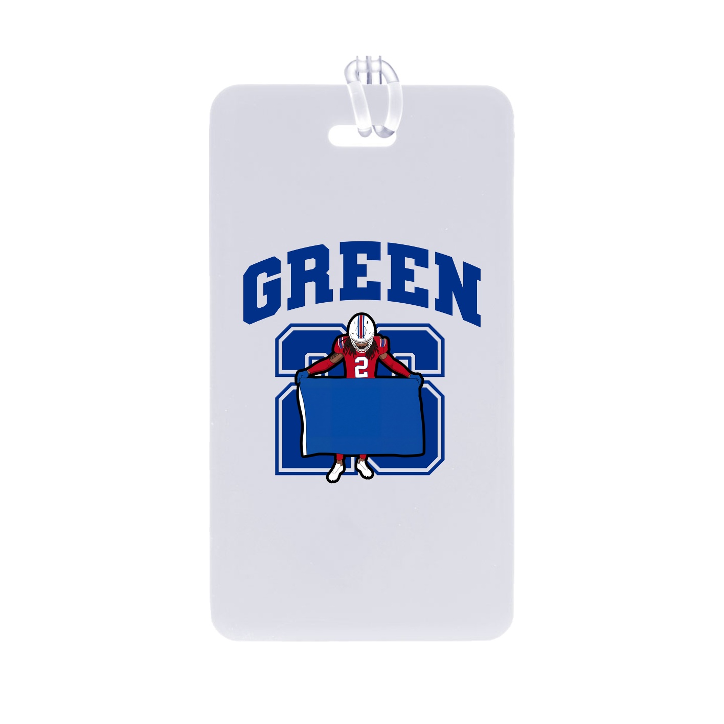 Bag Tag — Number in Classic