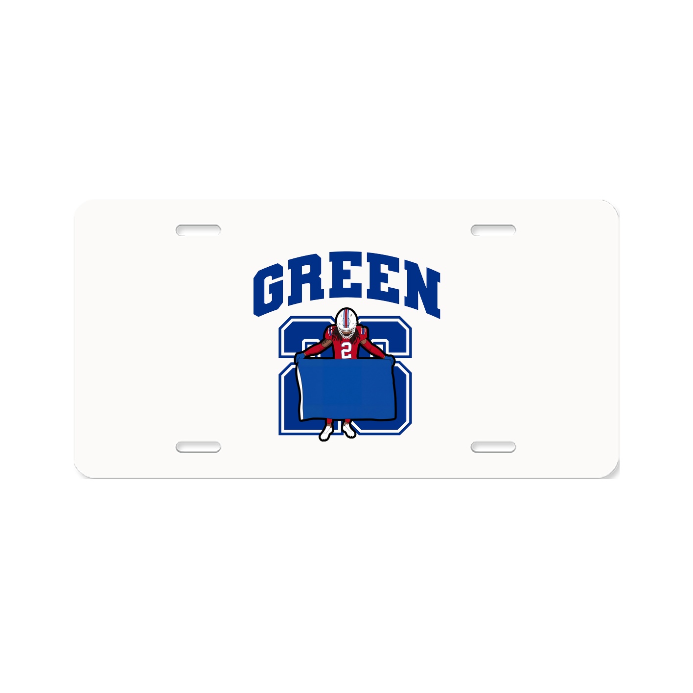 License Plate — Number in Classic