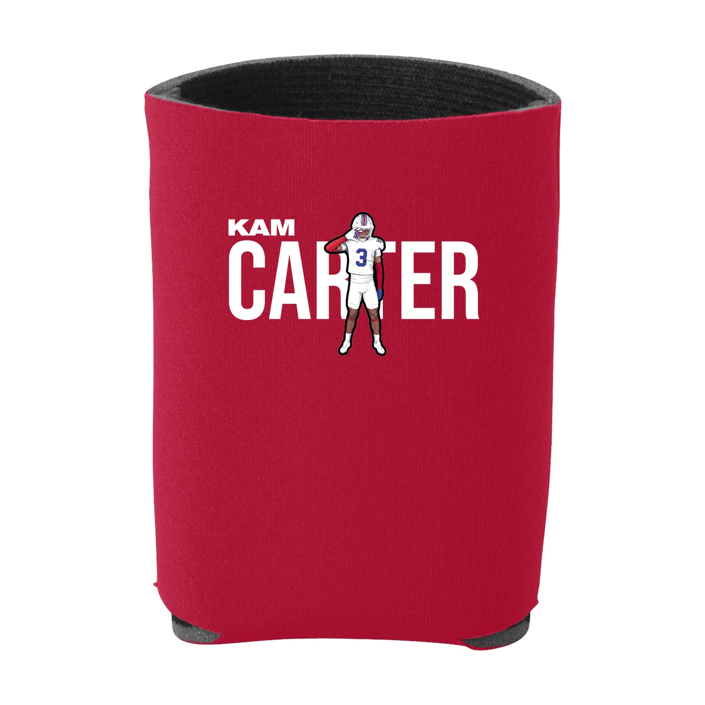 Can Holder — Player Name in Red