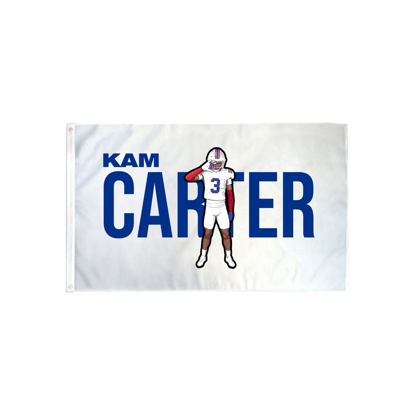 3x5 Flag — Player Name in Classic