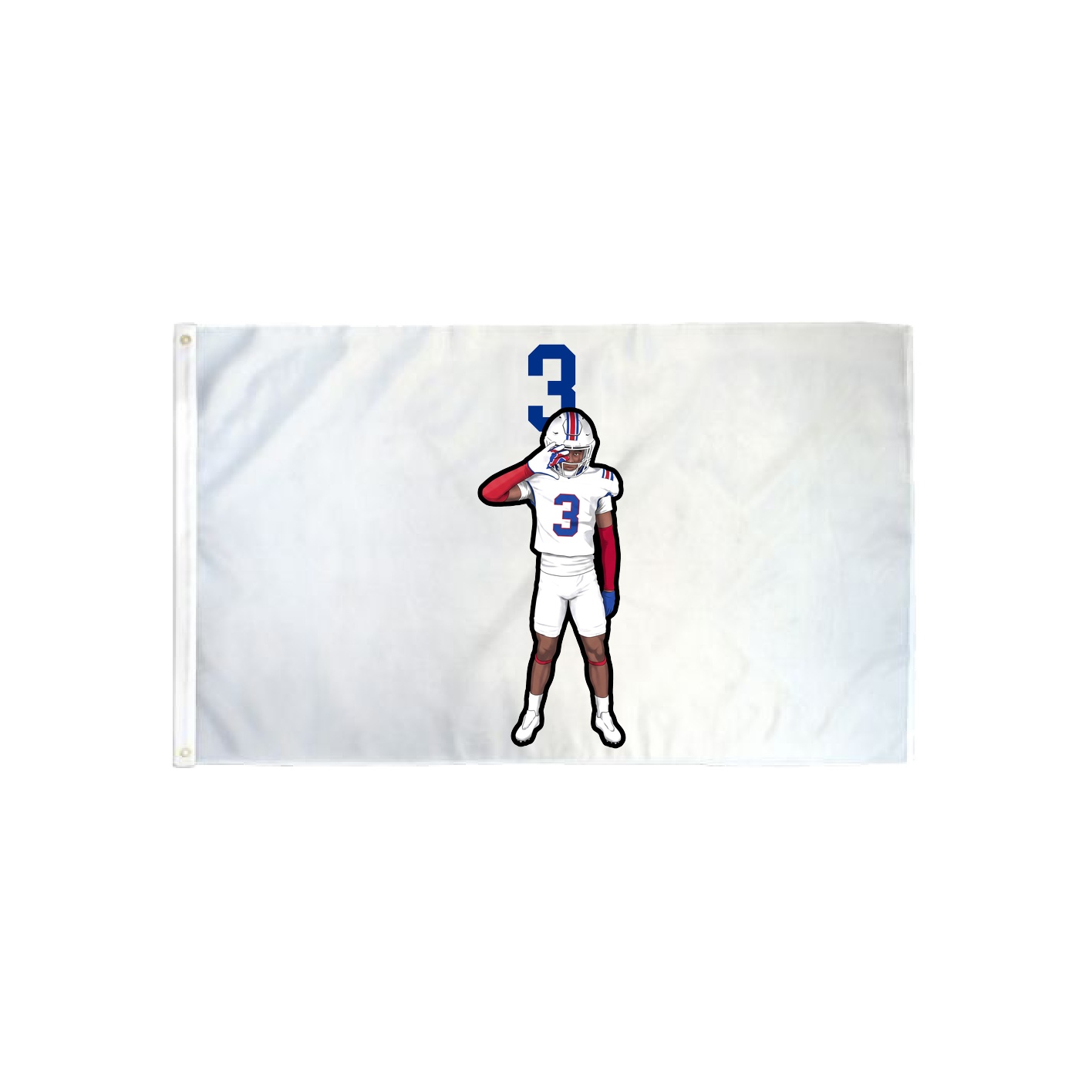 3x5 Flag — Number Top in Classic