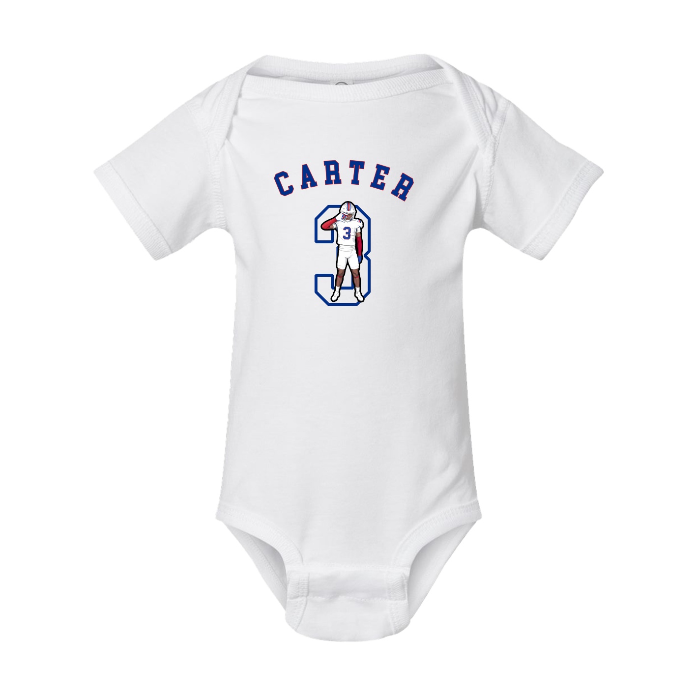 Baby Onesie — Shirsey Arch in White