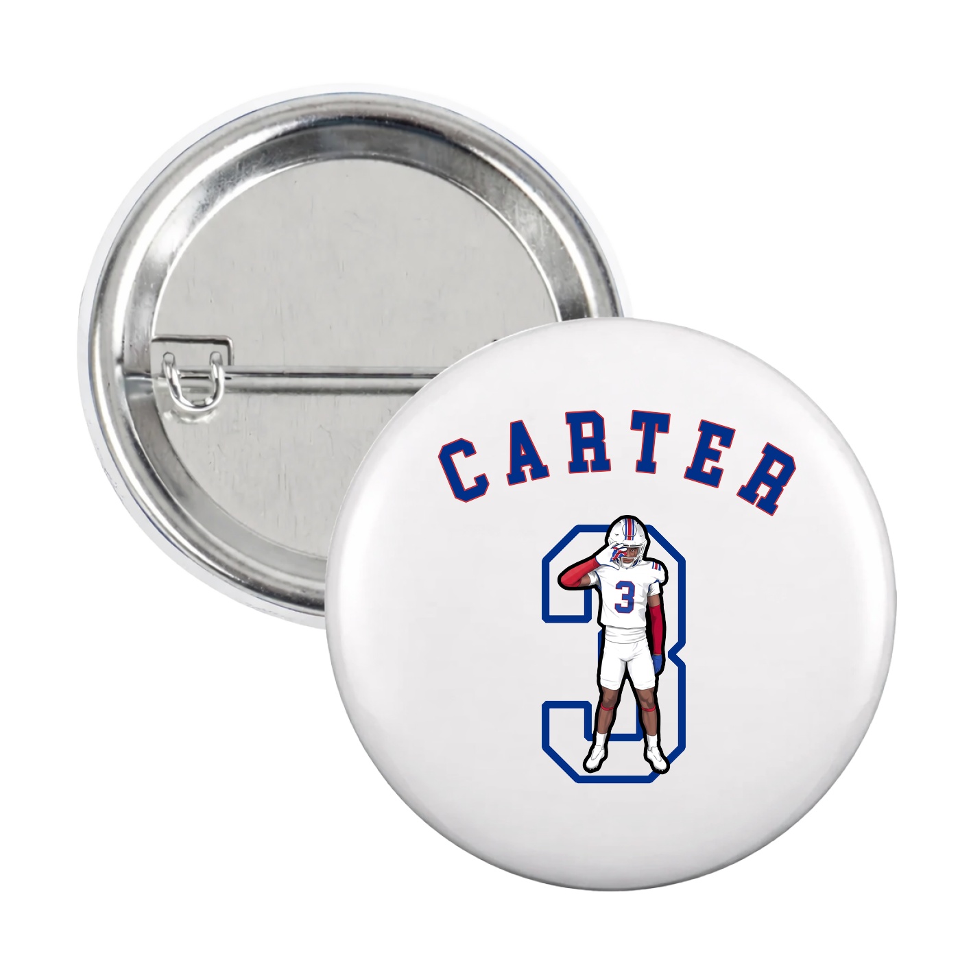 Game Day Button — Shirsey Arch in White