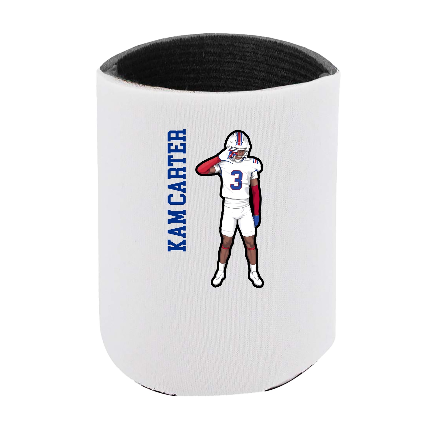 Can Holder — Name Vertical in White
