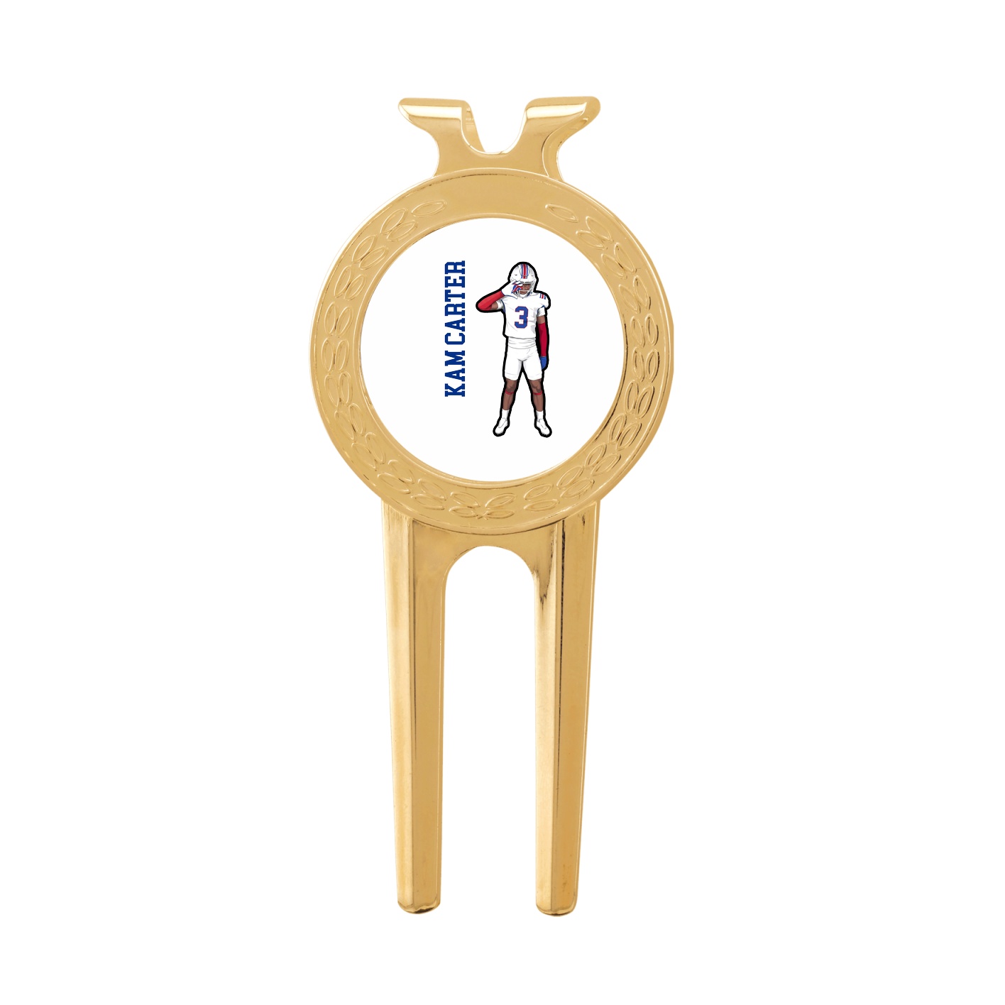 Divot Tool with Ball Marker — Name Vertical in Classic