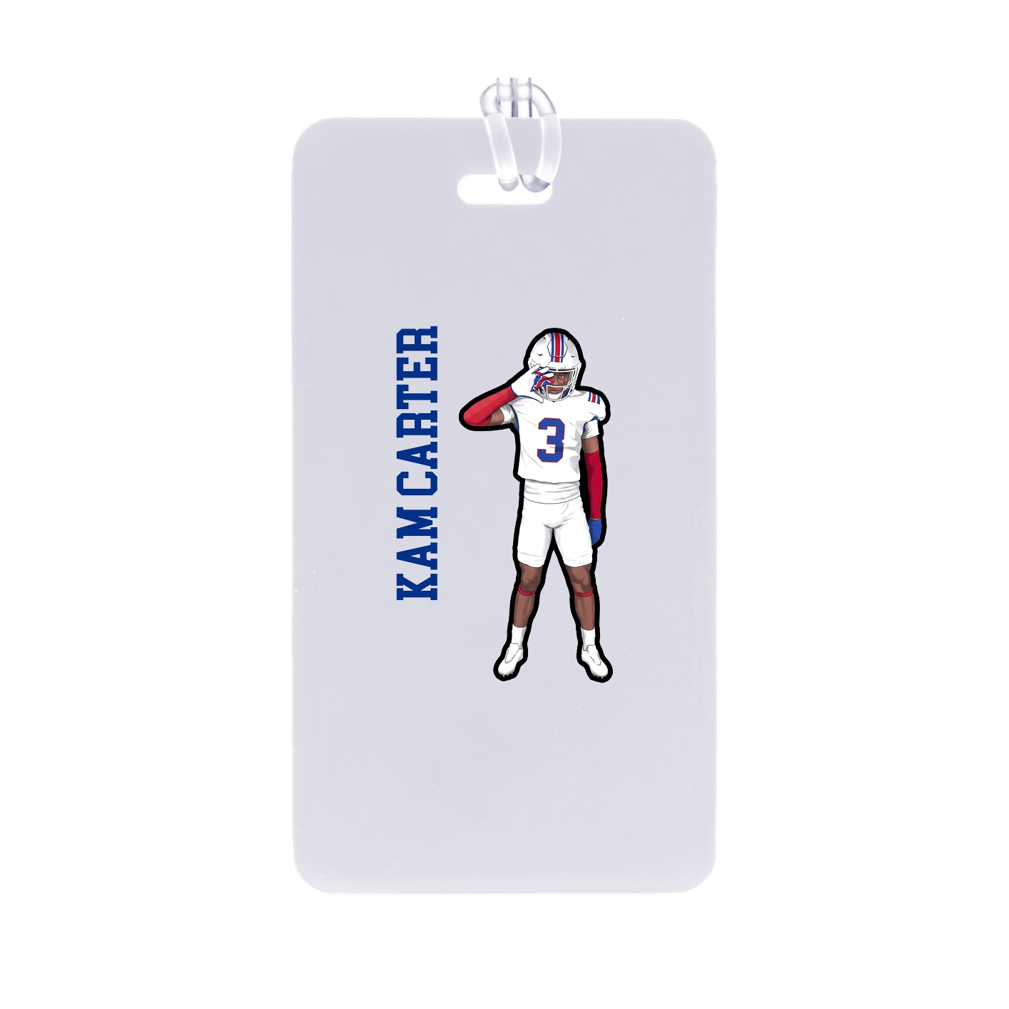 Bag Tag — Name Vertical in Classic