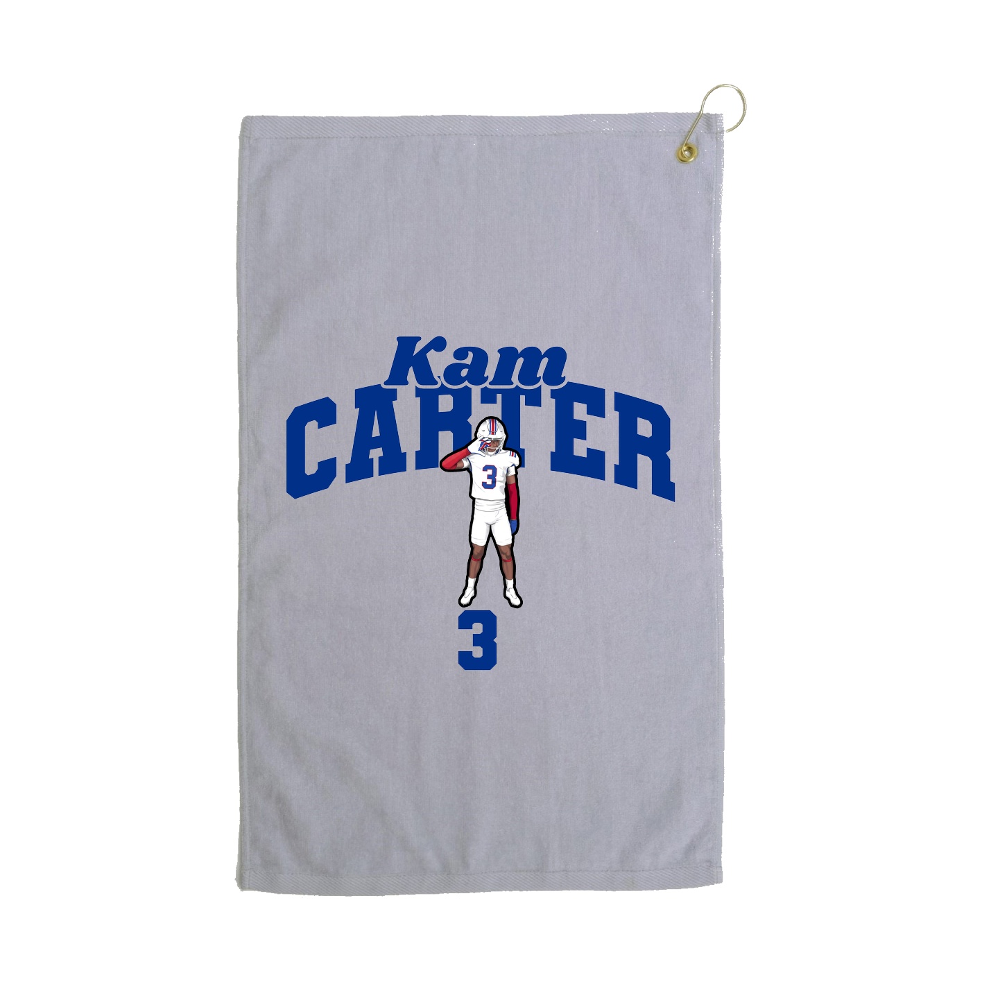 Golf Towel — Signature Arch in Grey