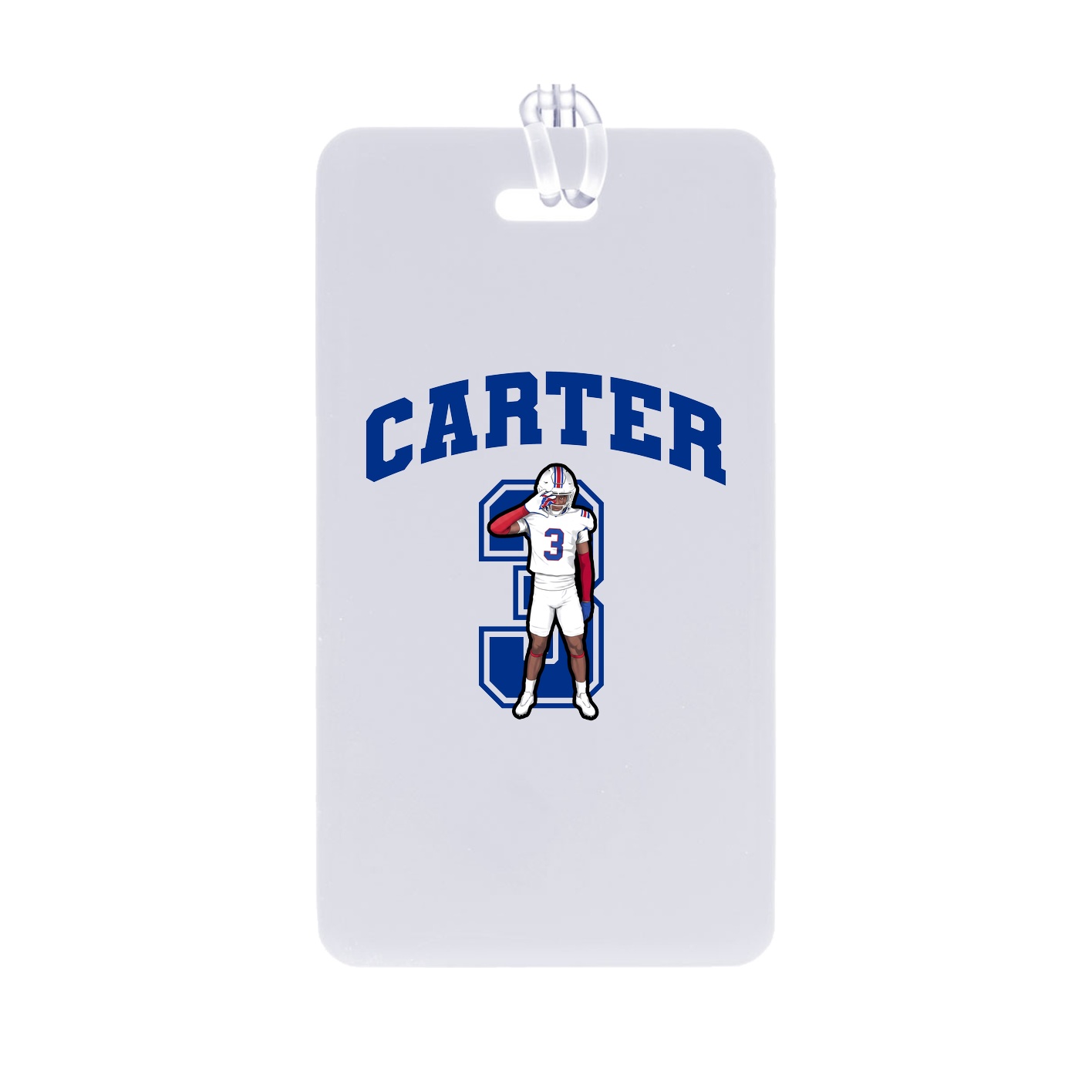 Bag Tag — Number in Classic