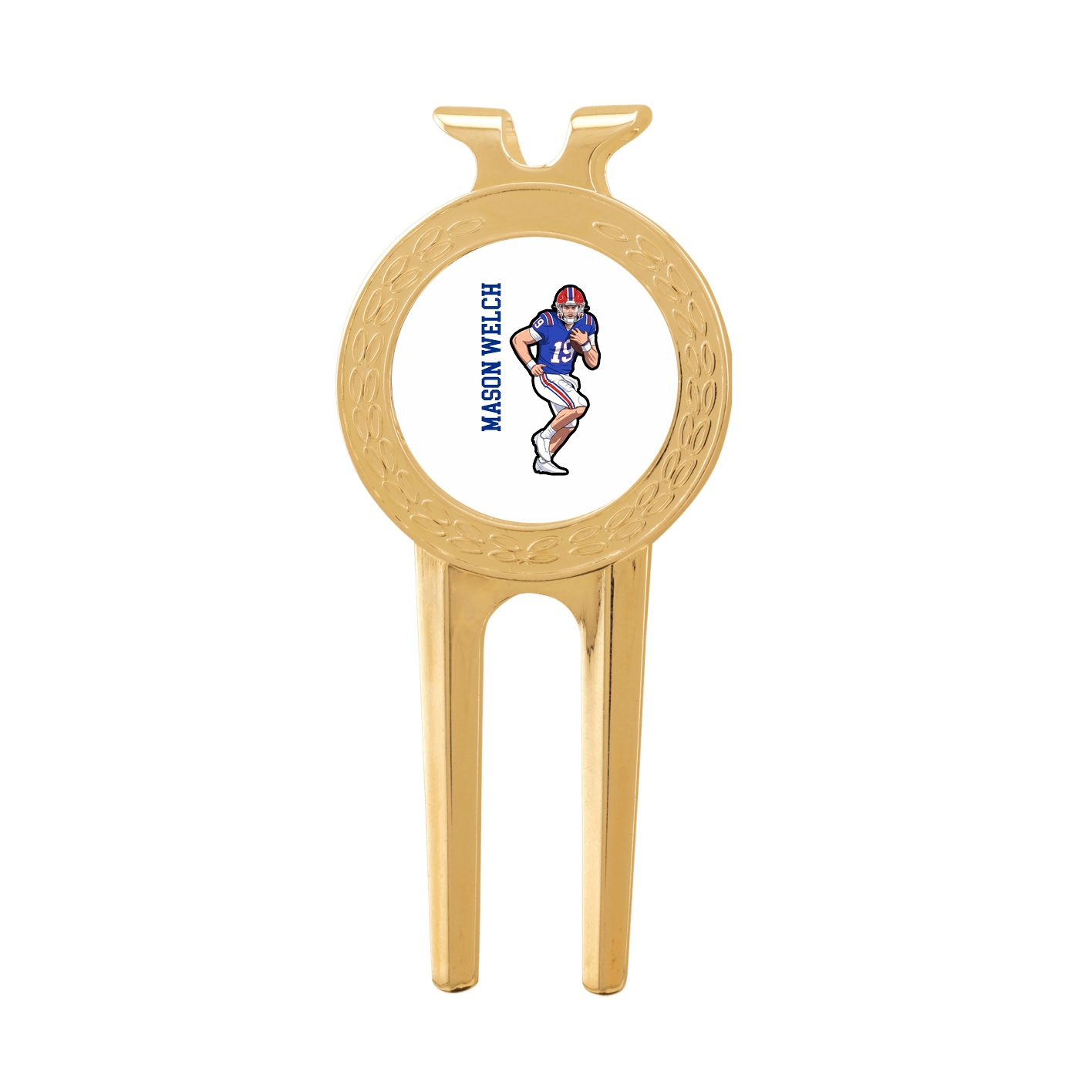 Divot Tool with Ball Marker — Name Vertical in Classic