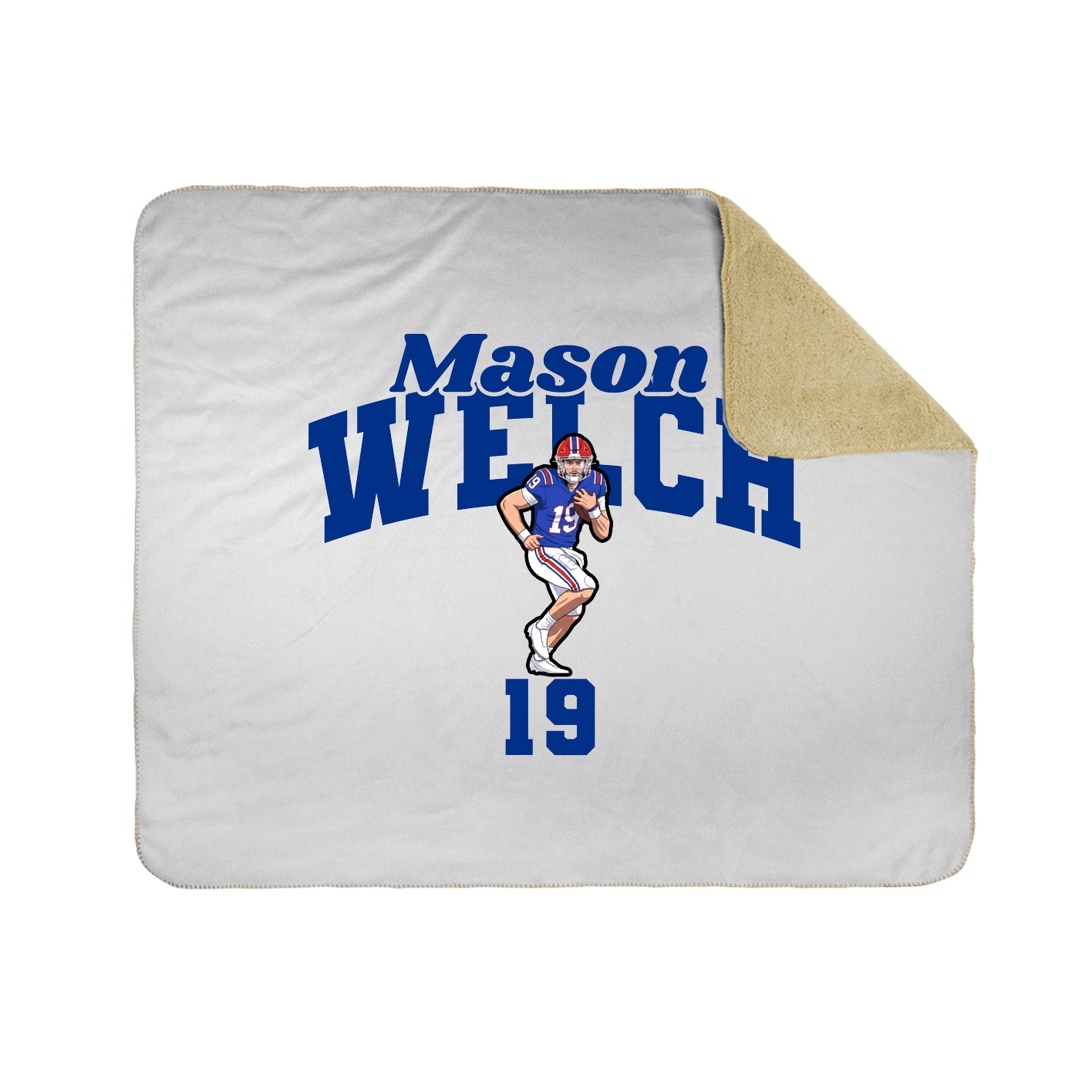 Throw Blanket — Signature Arch in White