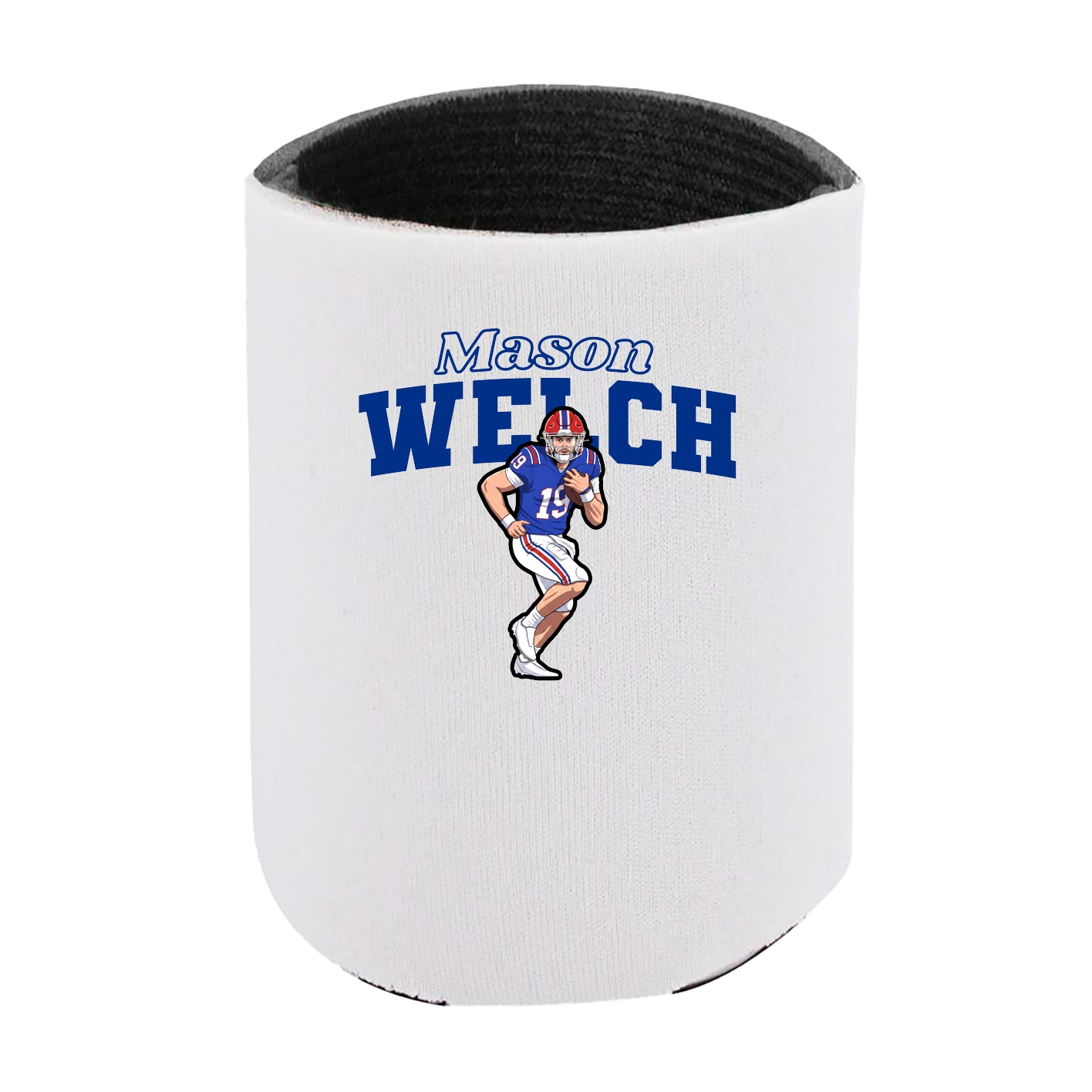 Can Holder — Name Arch in White