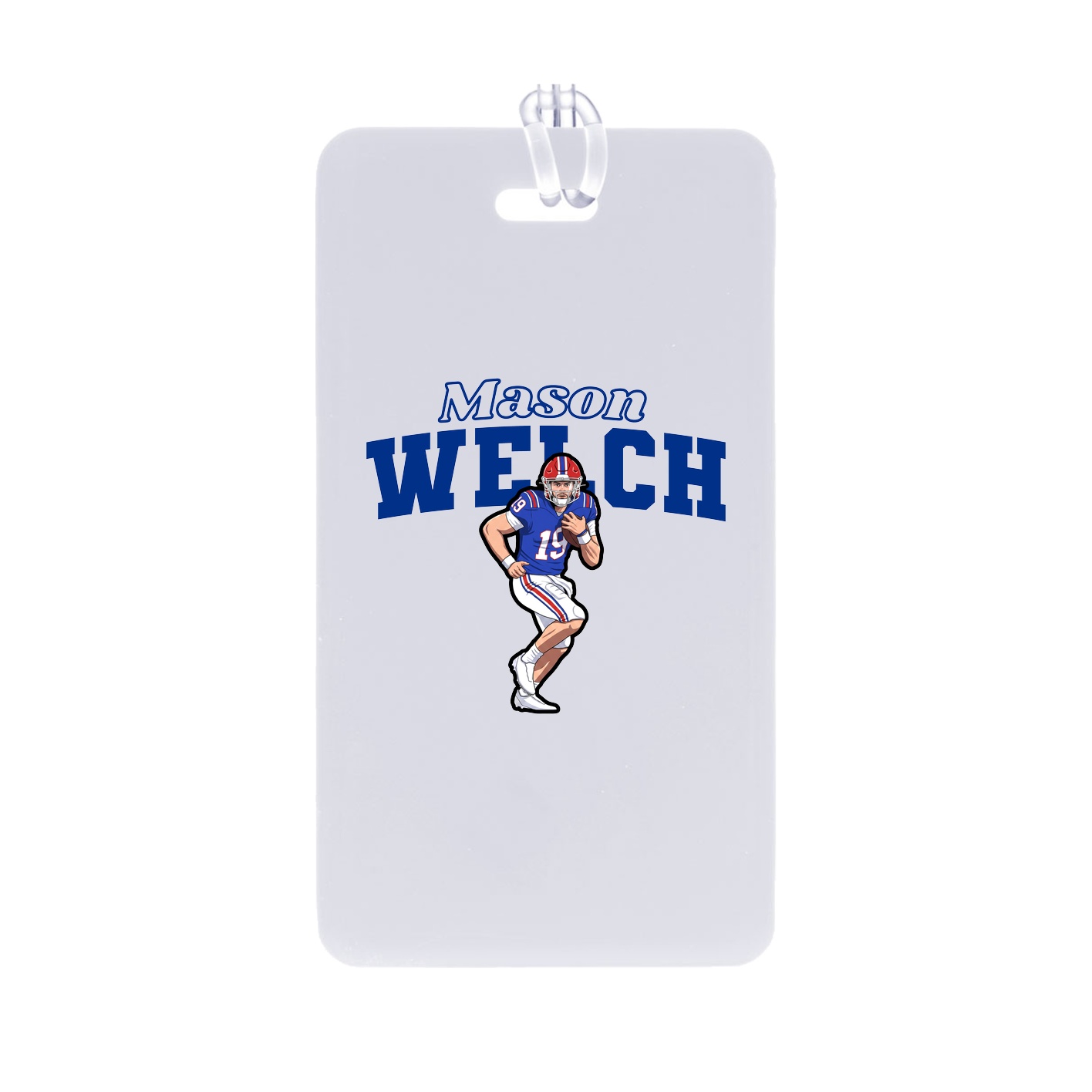 Bag Tag — Name Arch in Classic