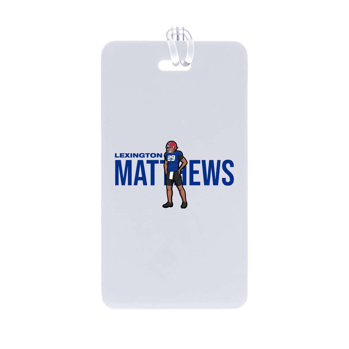 Bag Tag — Player Name in Classic