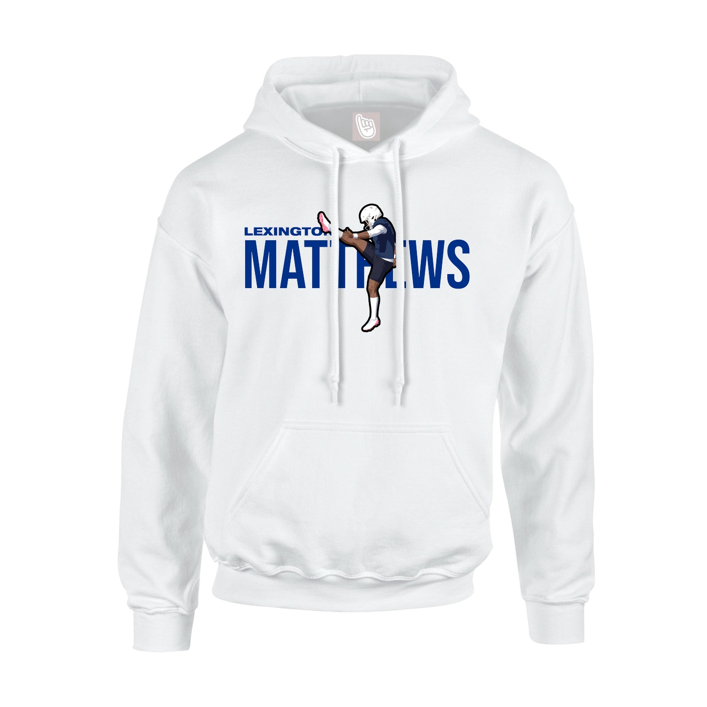 Hoodie — Player Name in White