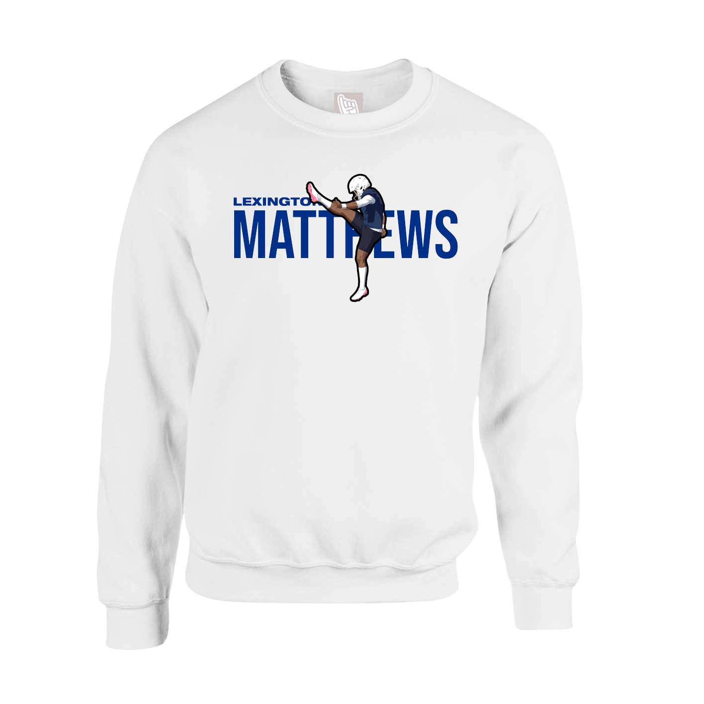 Fleece Crew — Player Name in White