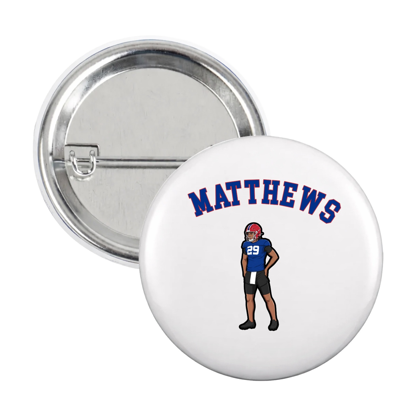 Game Day Button — Shirsey Arch in White