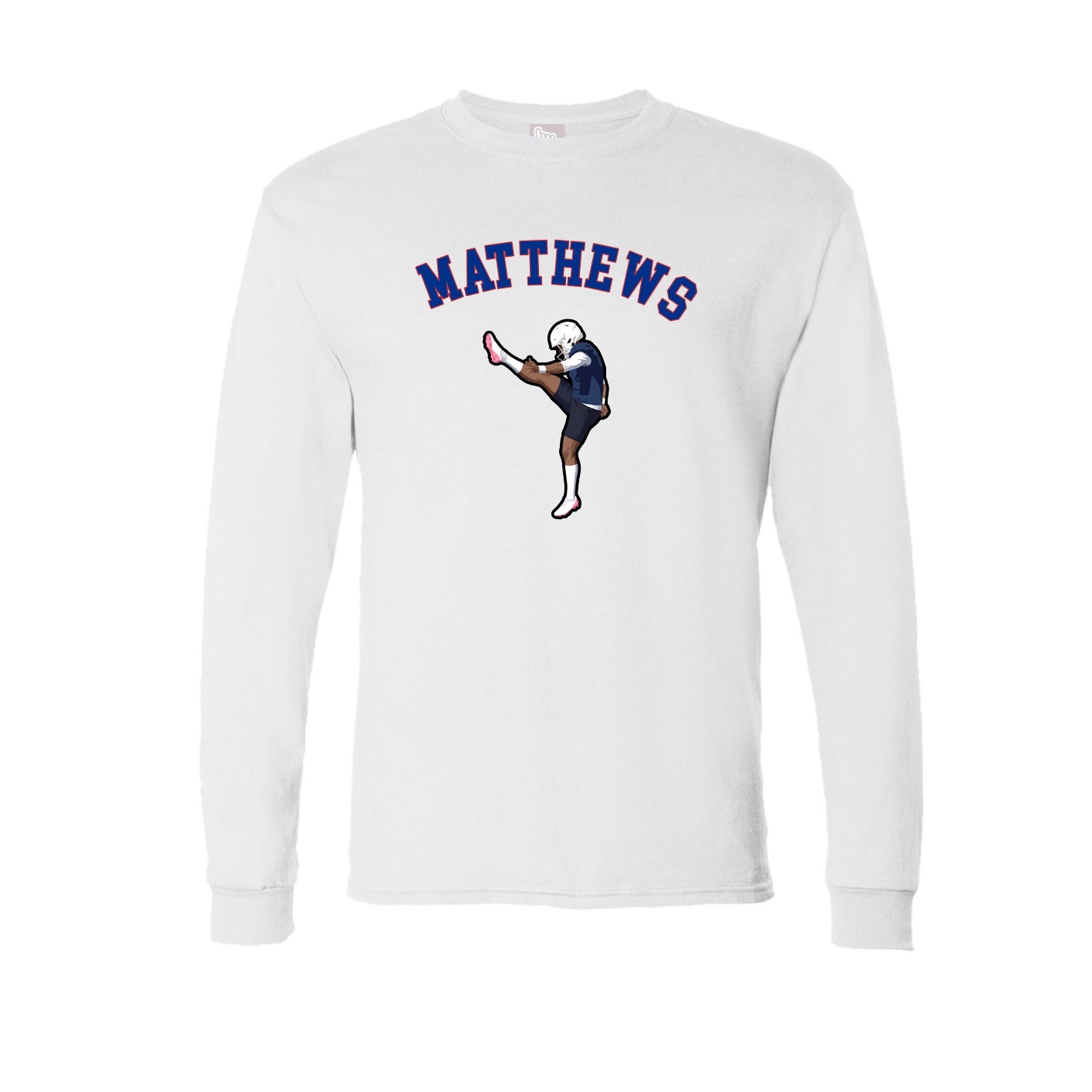 Long Sleeve Tee — Shirsey Arch in White