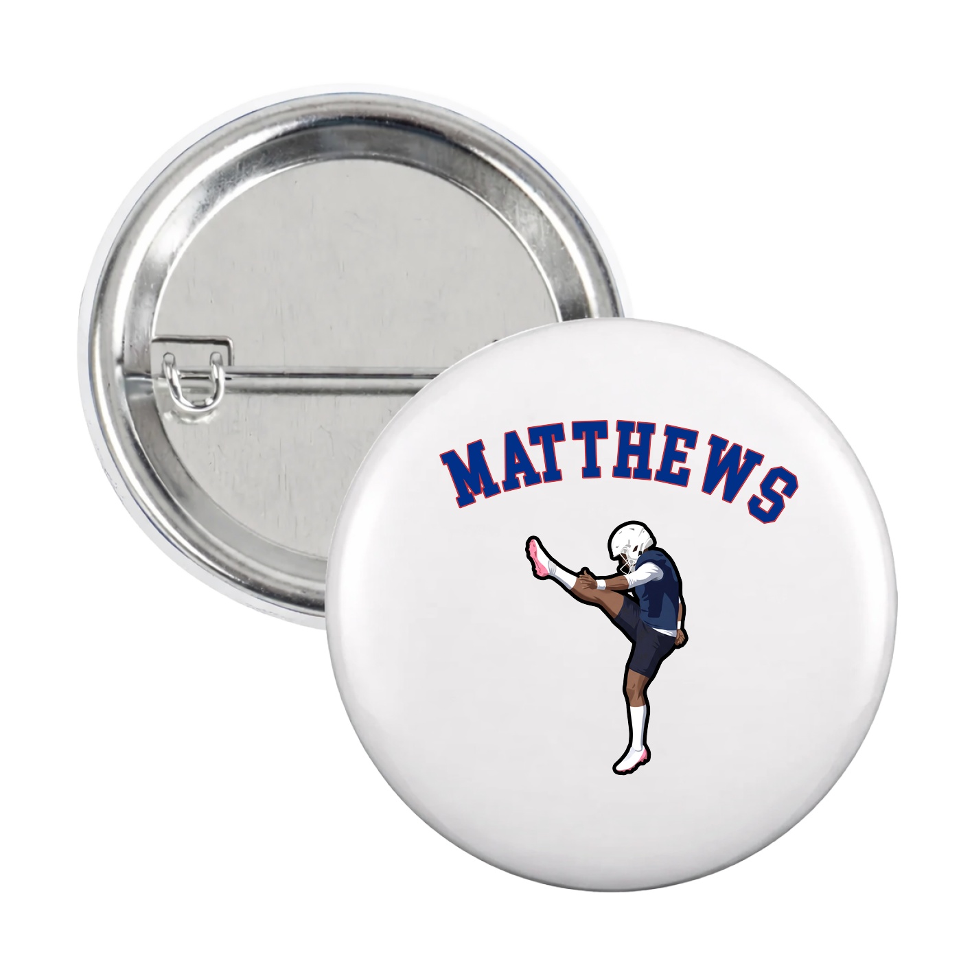 Game Day Button — Shirsey Arch in White