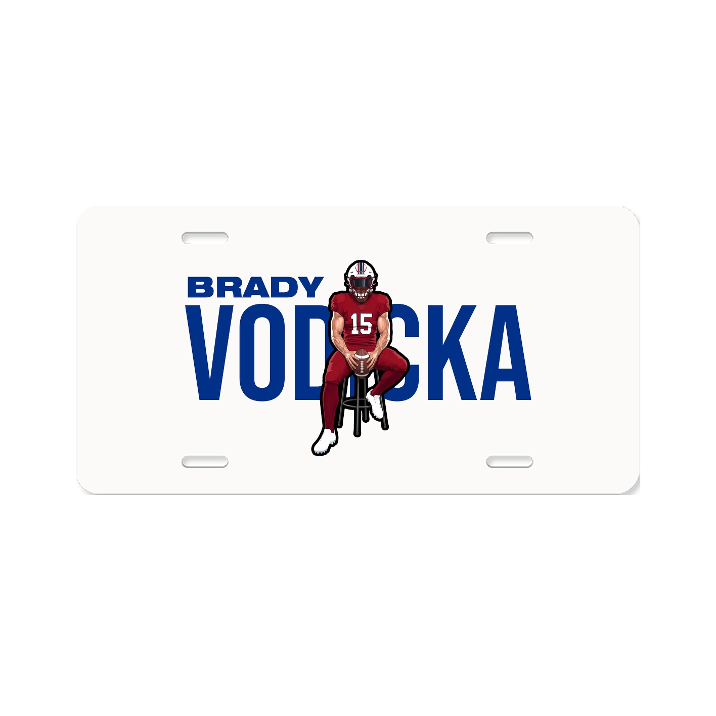 License Plate — Player Name in Classic