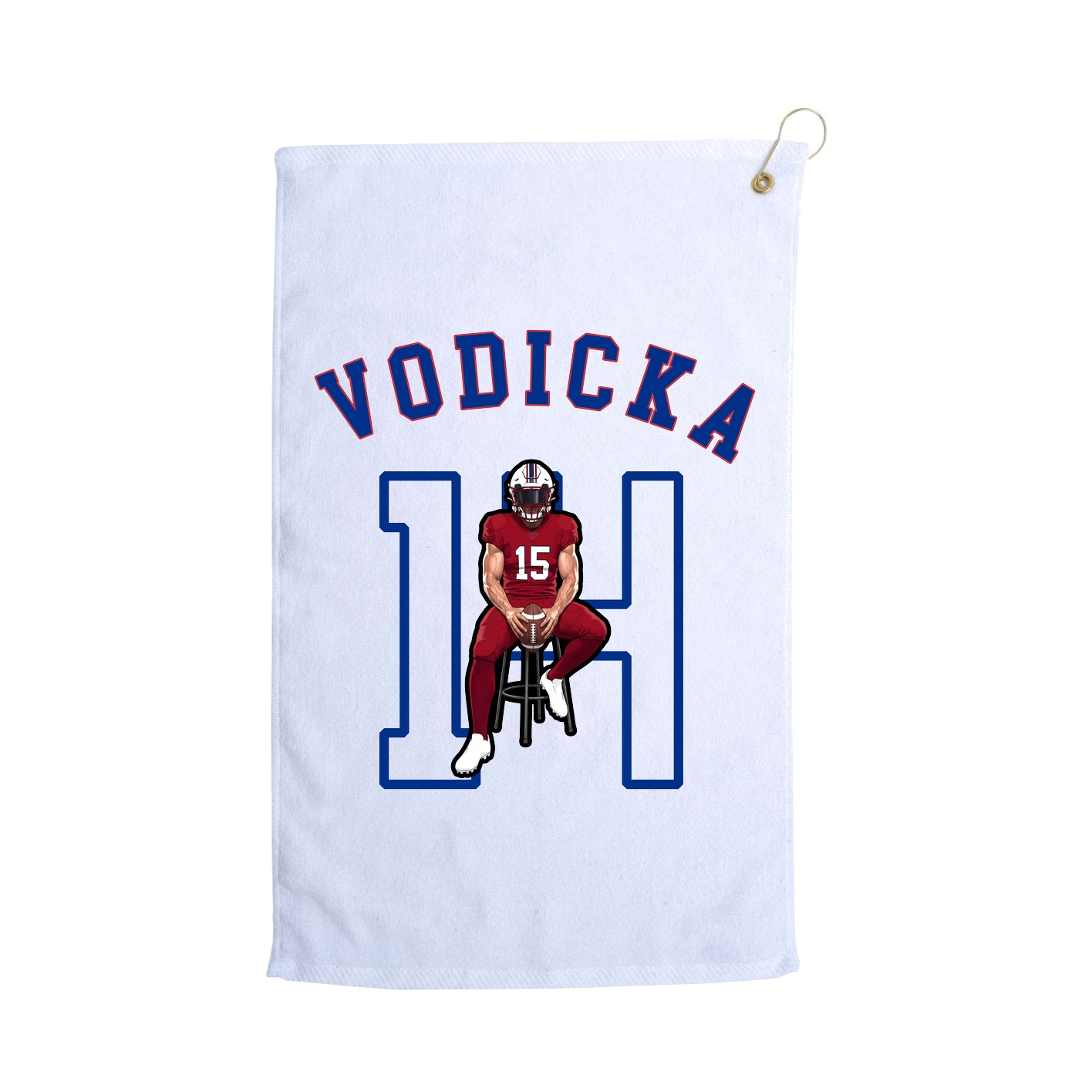 Golf Towel — Shirsey Arch in White