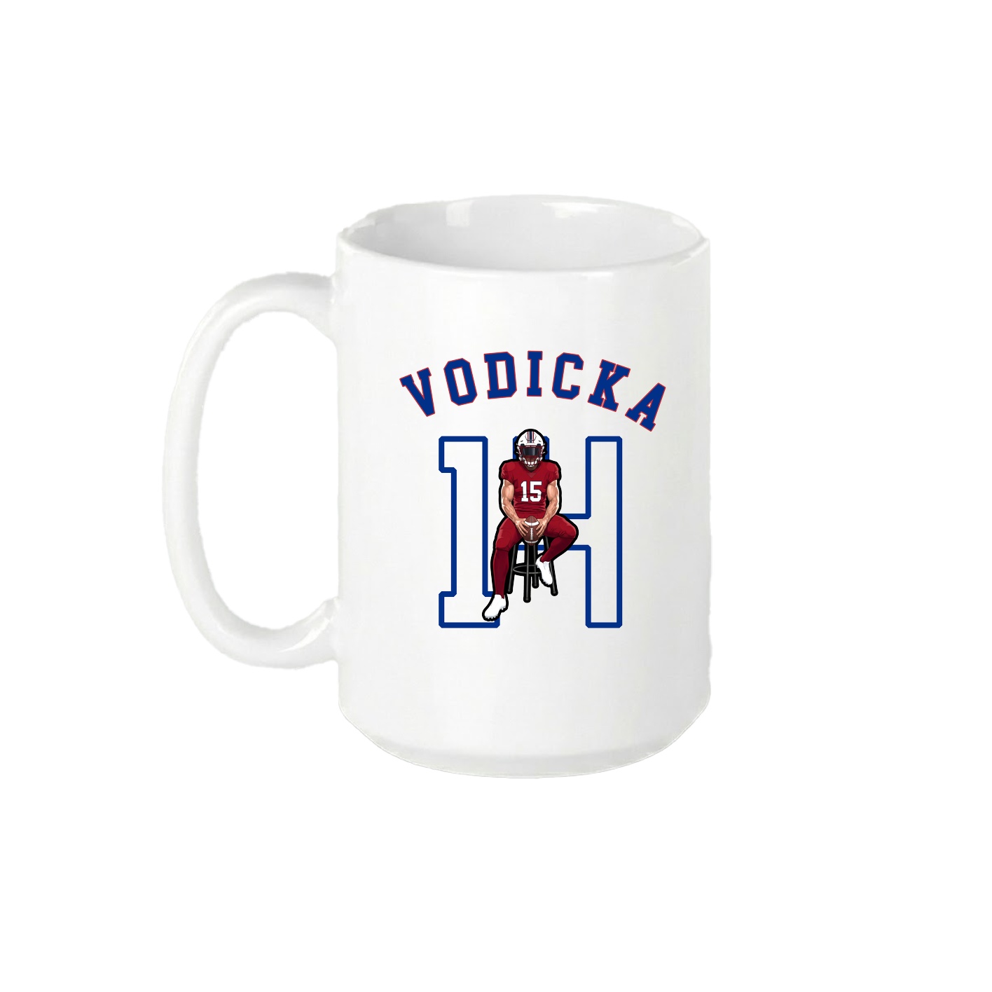 15oz Coffee Mug — Shirsey Arch in White