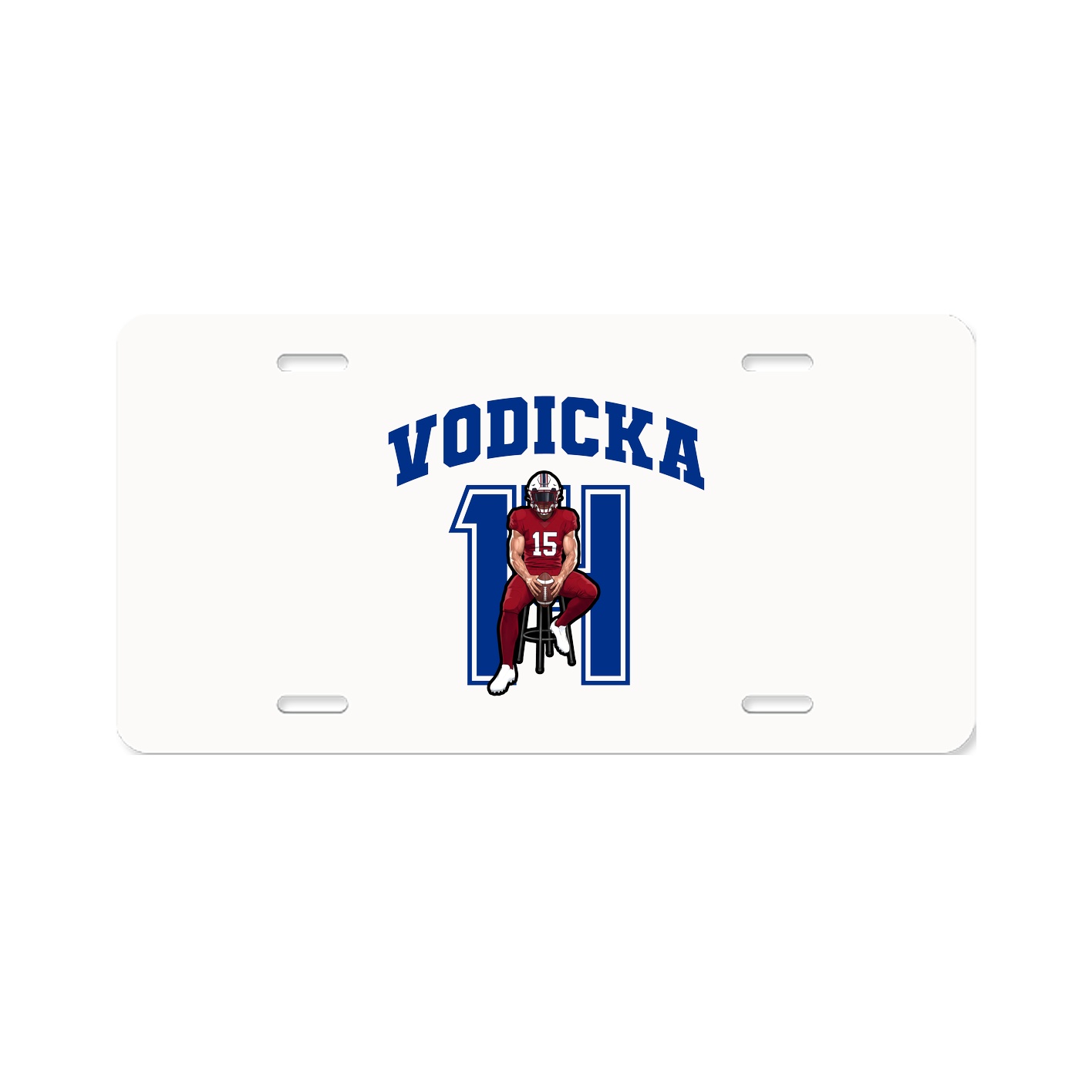 License Plate — Number in Classic