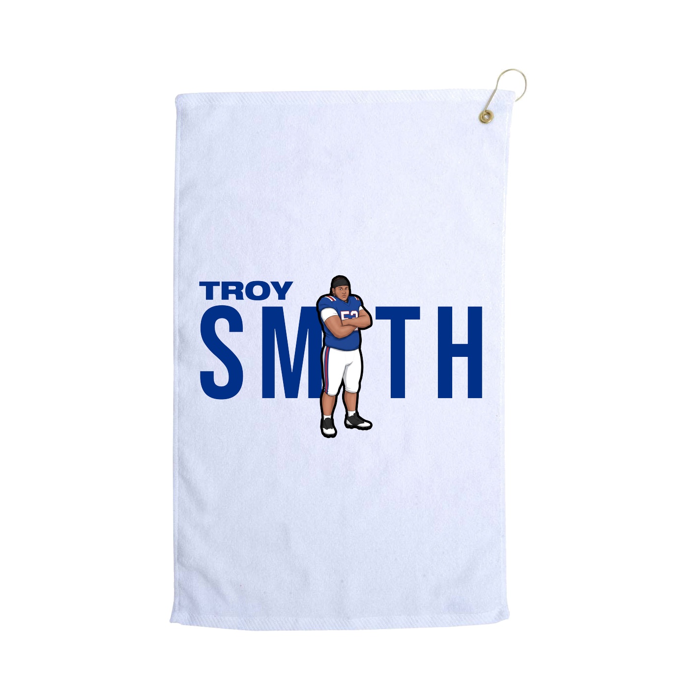 Golf Towel — Player Name in White