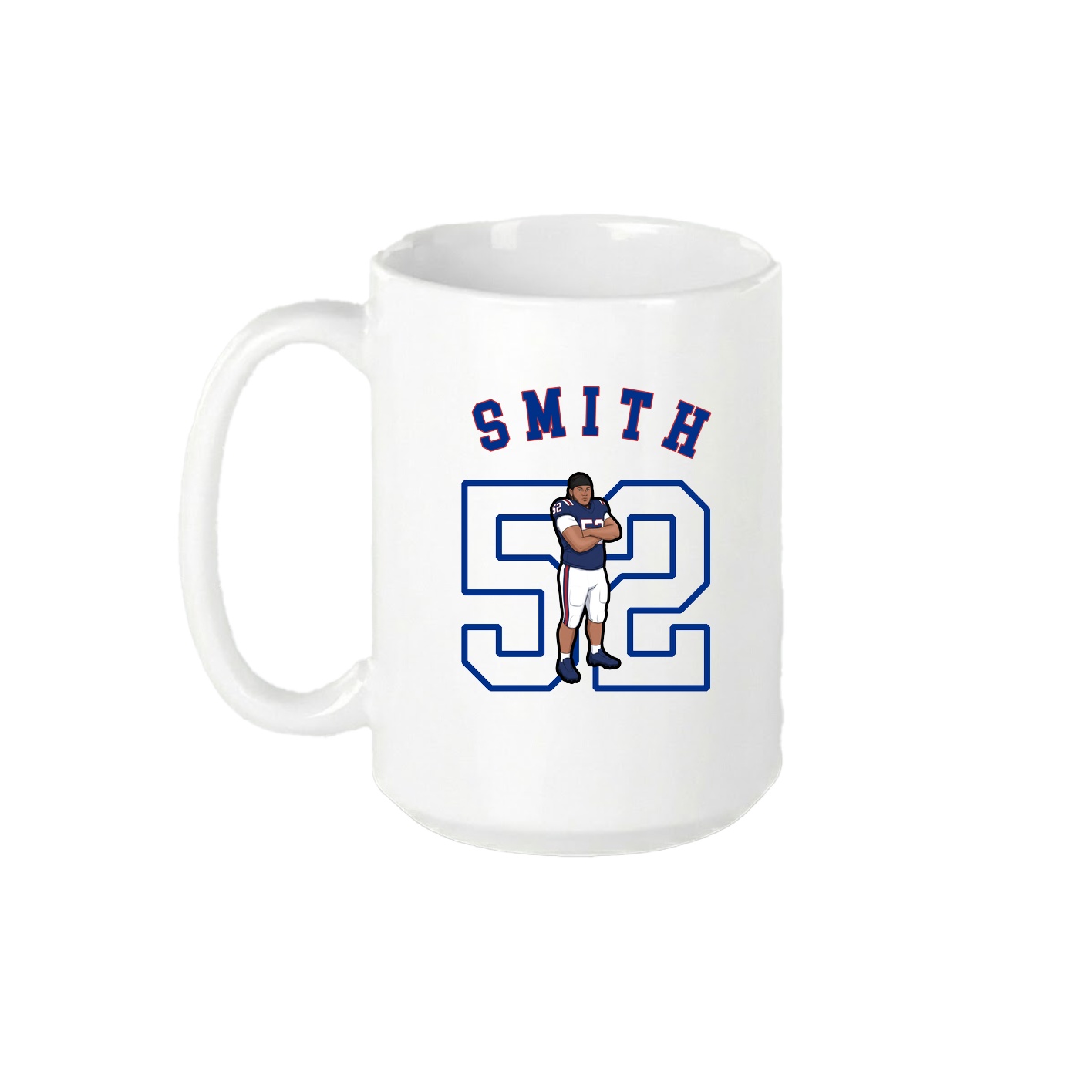 15oz Coffee Mug — Shirsey Arch in White