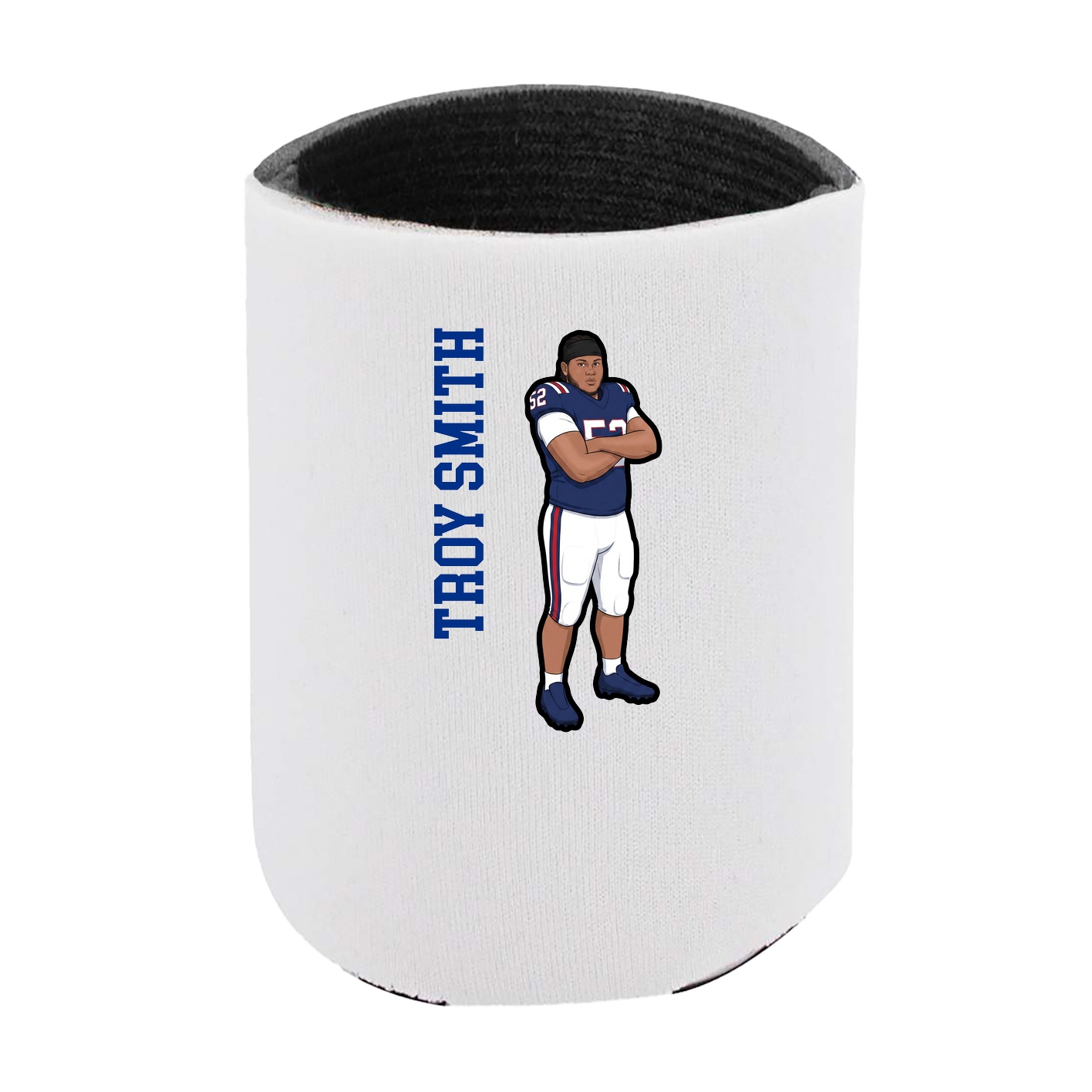 Can Holder — Name Vertical in White