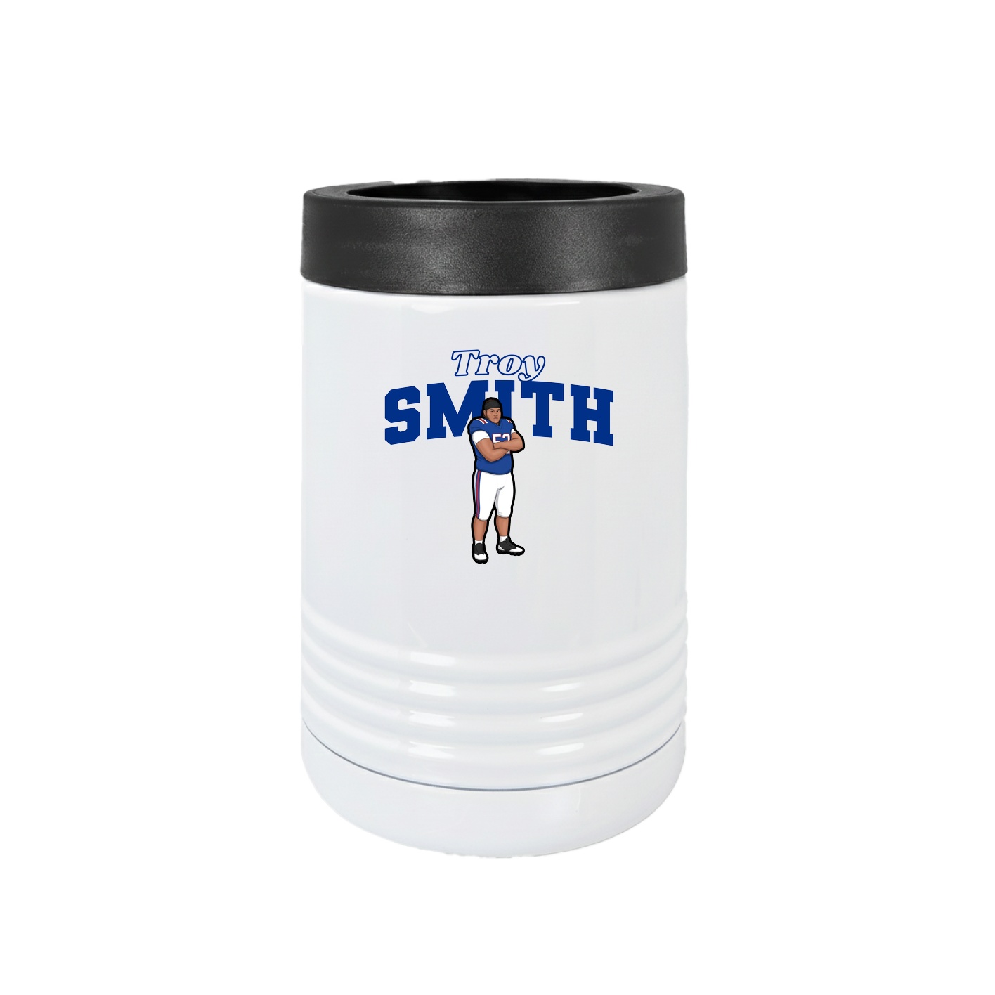 Beverage Holder — Name Arch in White