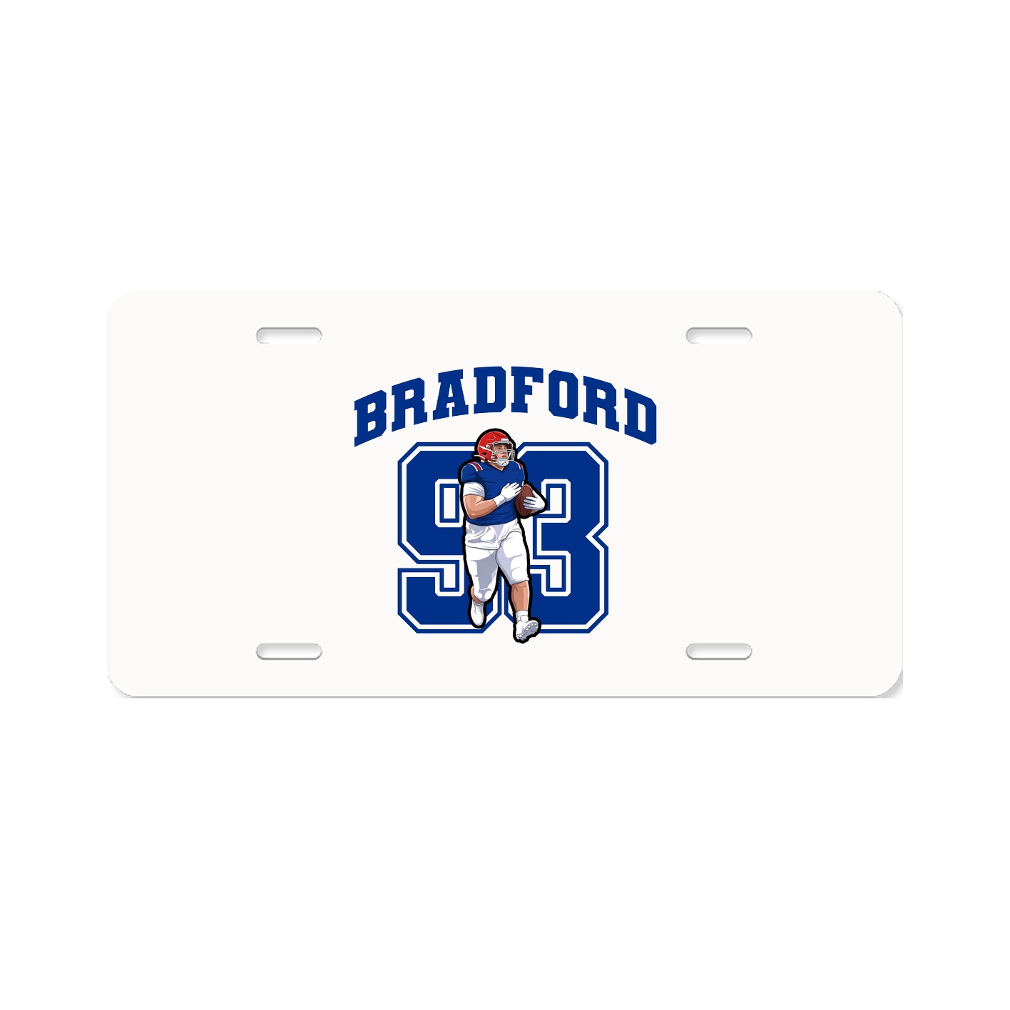 License Plate — Number in Classic