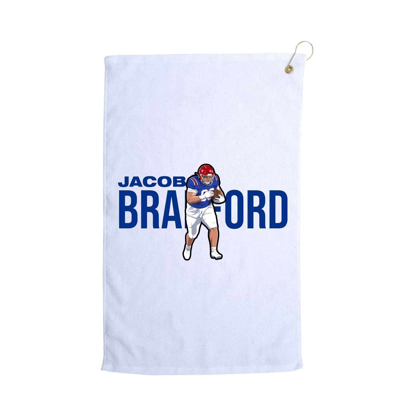 Golf Towel — Player Name in White