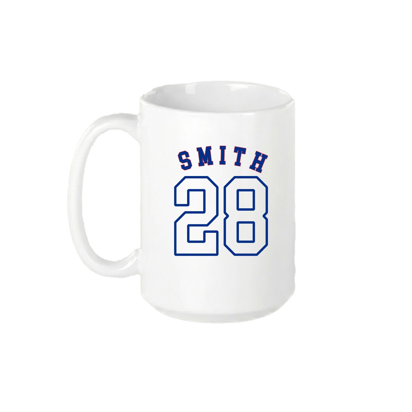 15oz Coffee Mug — Shirsey Arch in White