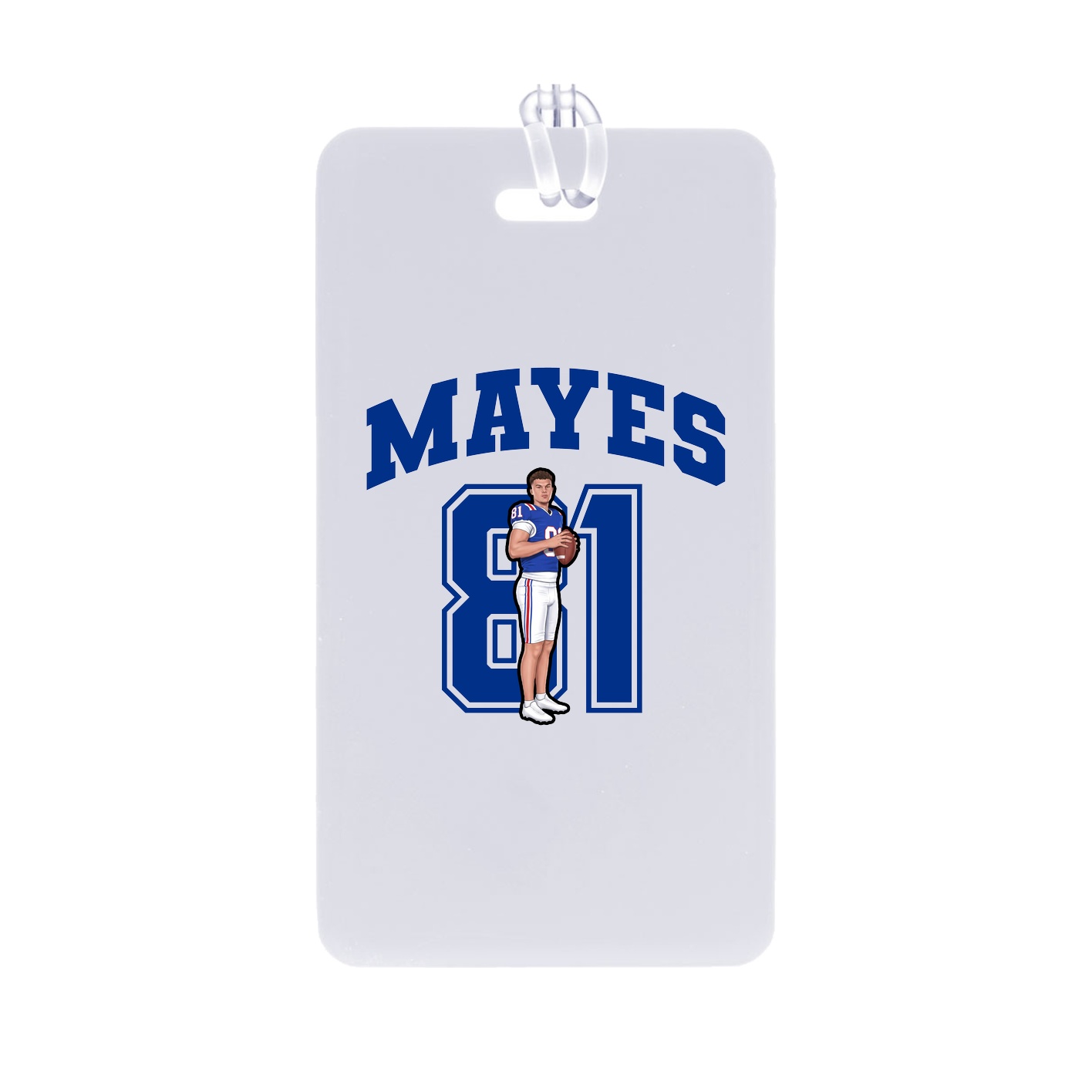 Bag Tag — Number in Classic