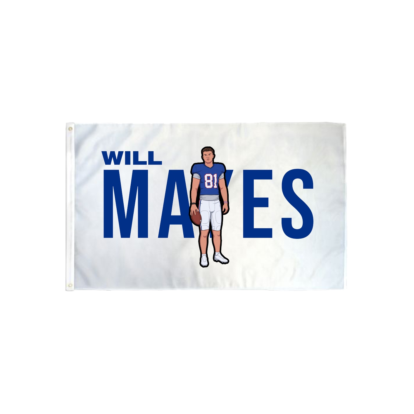 3x5 Flag — Player Name in Classic