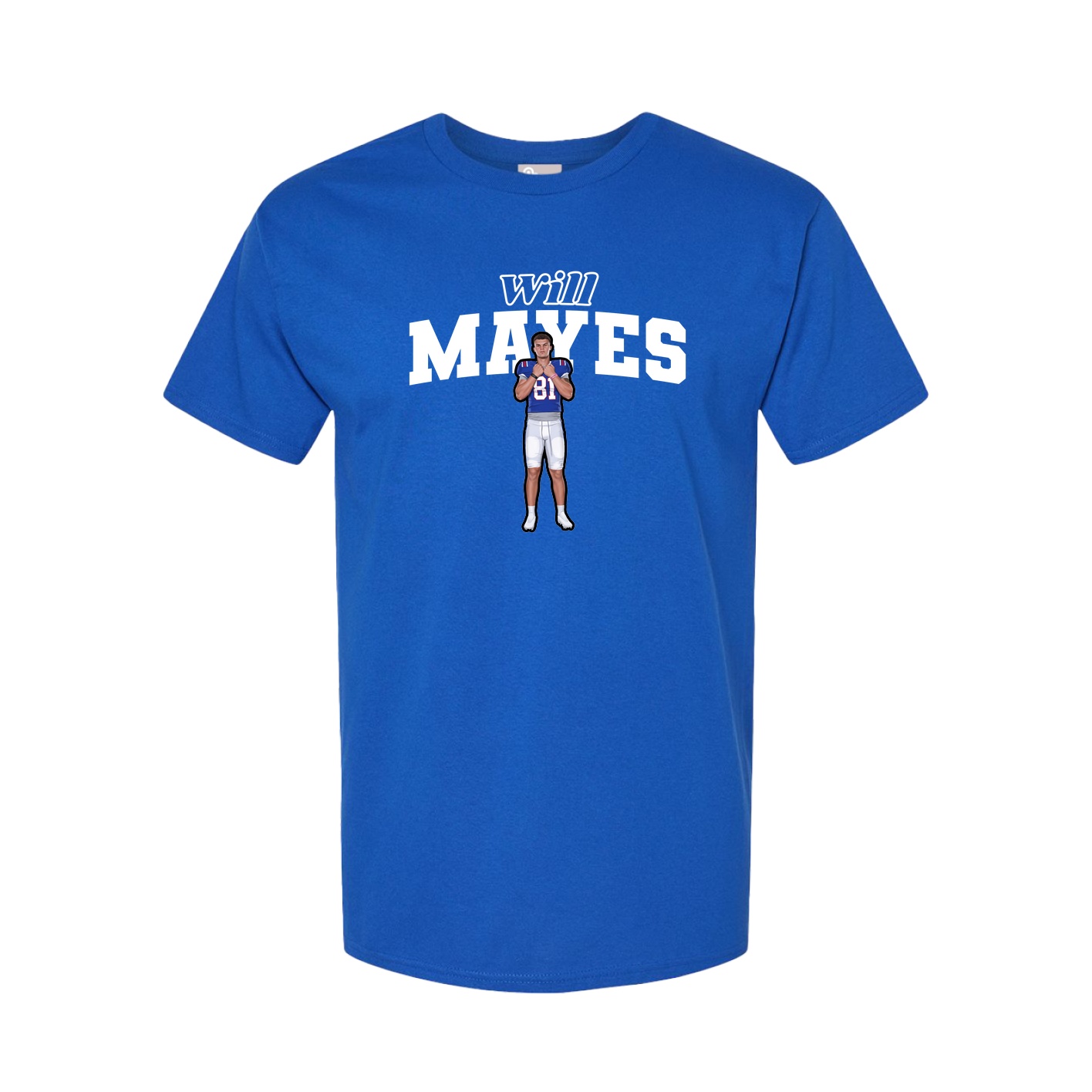 Tee — Name Arch in Royal