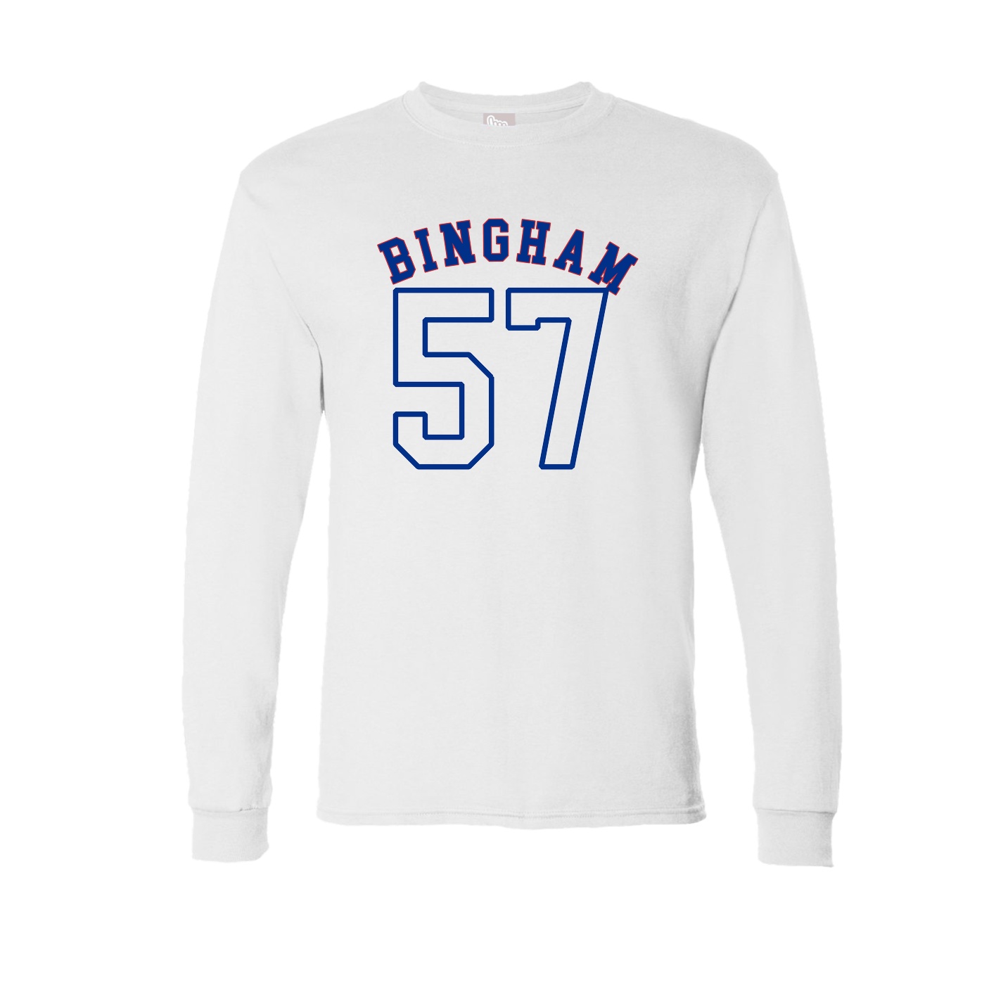 Long Sleeve Tee — Shirsey Arch in White