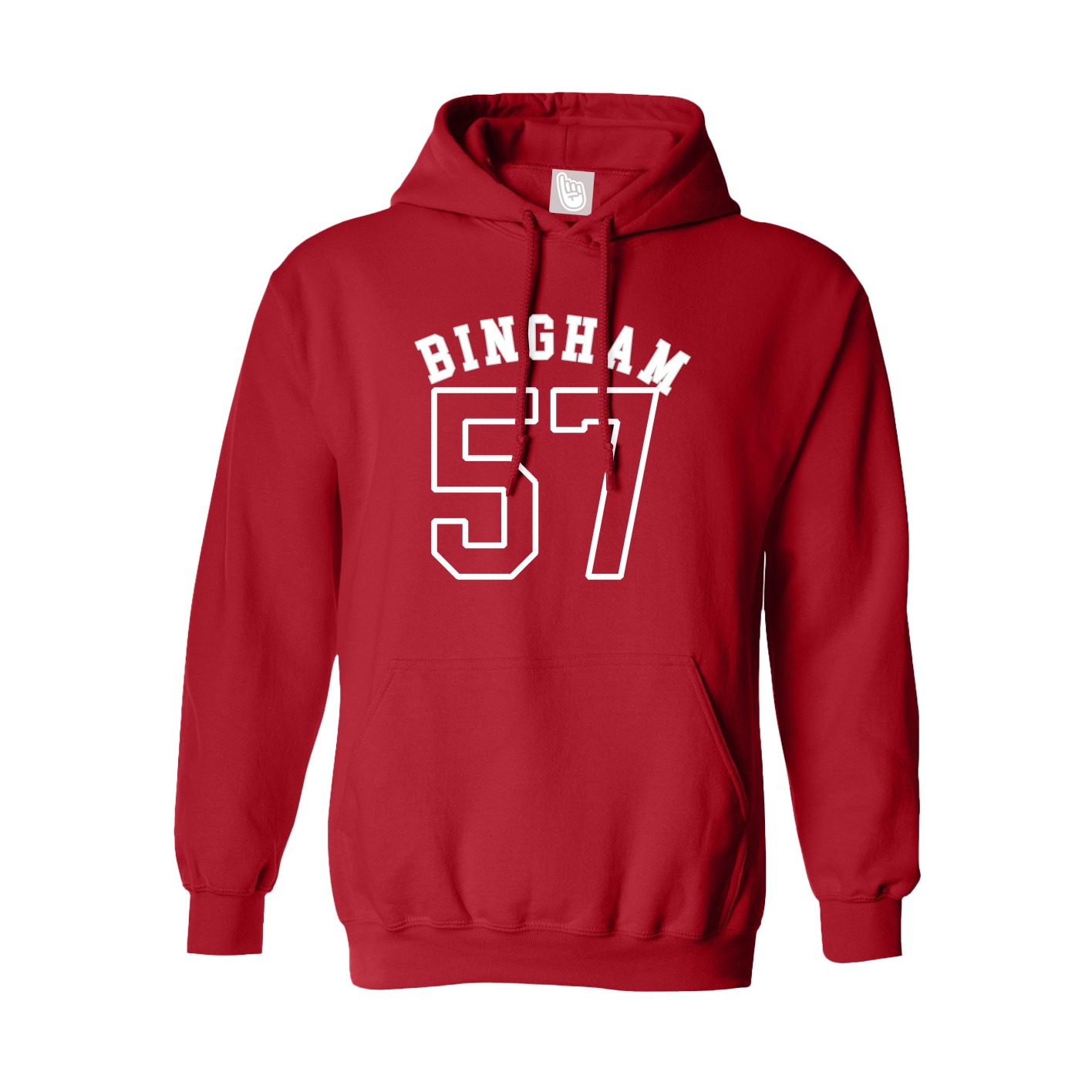Hoodie — Shirsey Arch in Red